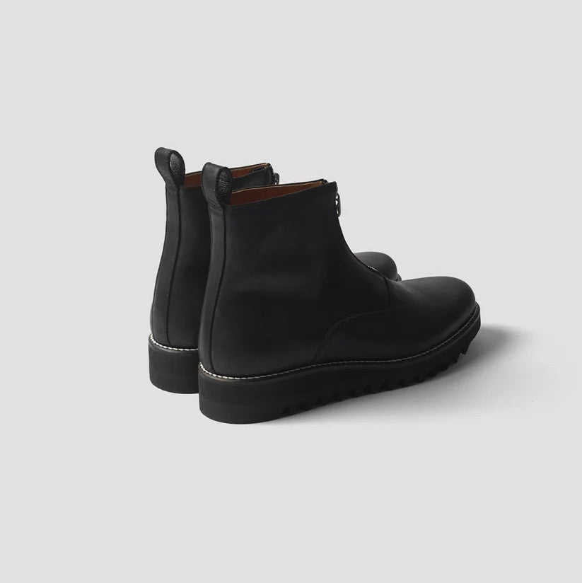PULL TAB ZIP BOOTS vibram tank sole