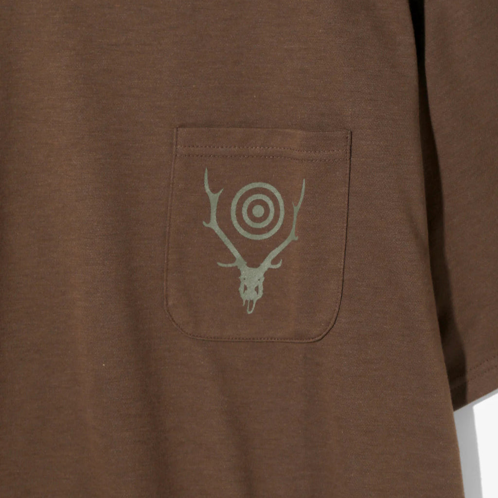 S/S Round Pocket Tee - Circle Horn [2 COLORS]