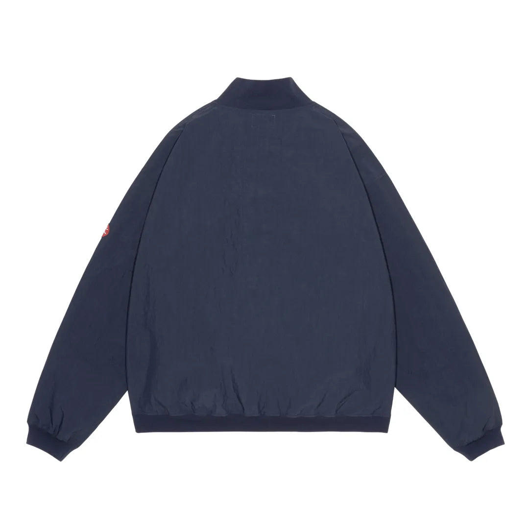 RIB COLLAR NYLON ZIP UP