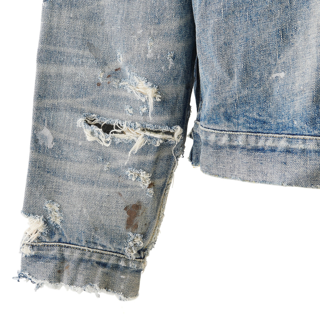 SM-A23-0000-C17/BJ_DENIM JKT/DAMAGE/BLUE