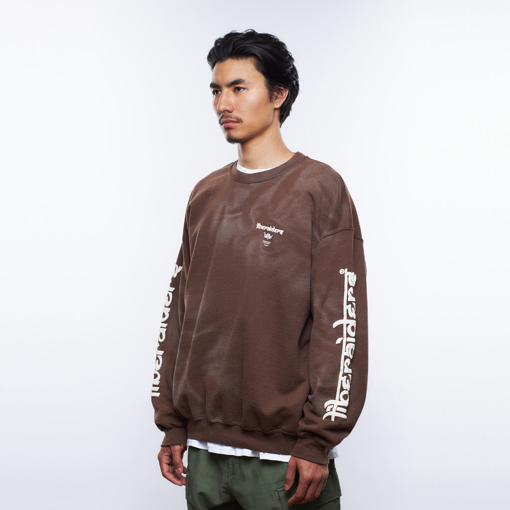 LR SLEEVE LOGO VINTAGE CREWNECK [3 COLORS]