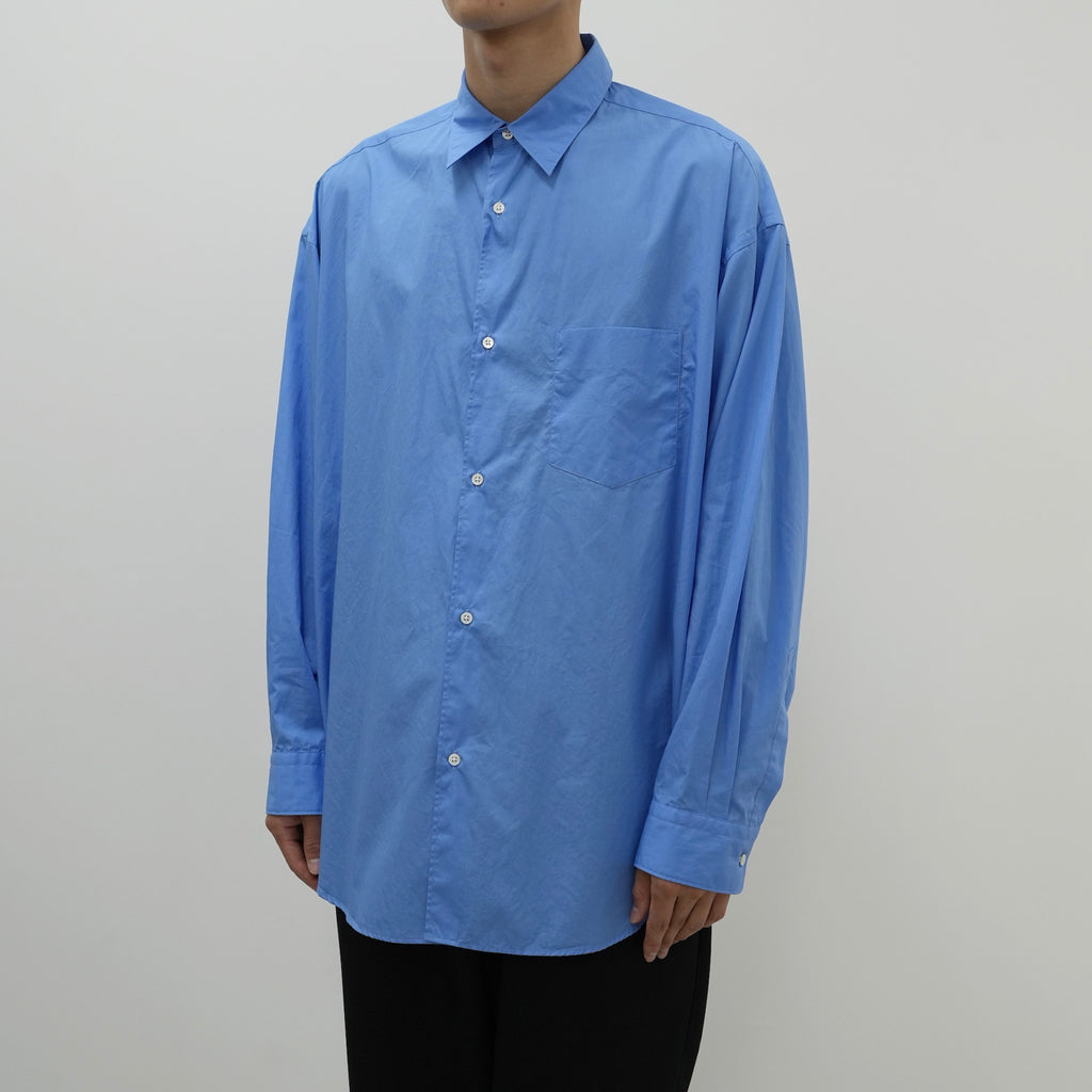Broad L/S Oversized Regular Collar Shirt [3 COLORS]