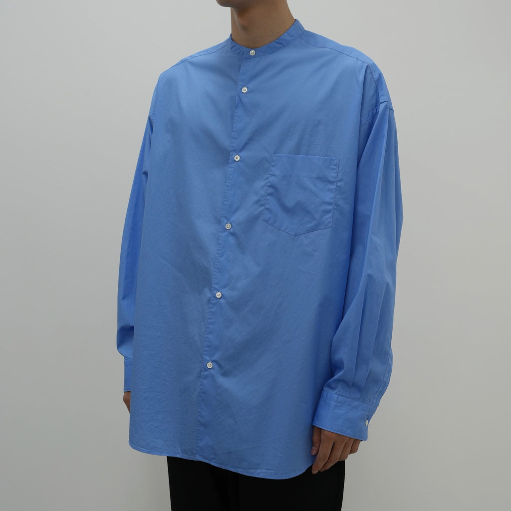 Broad L/S Oversized Band Collar Shirt/Graphpaper（グラフペーパー 