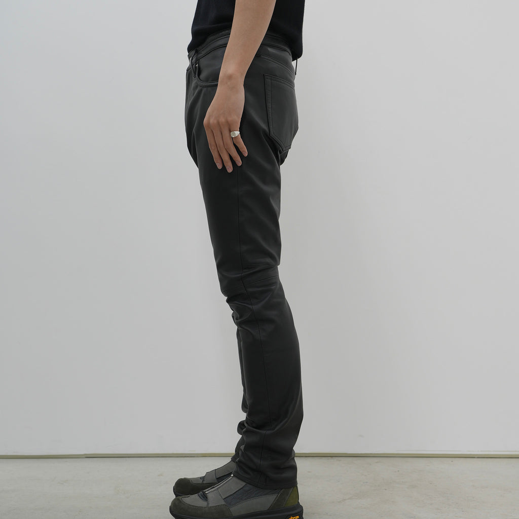 DWELLER 5P JEANS 01 SHEEP LEATHER