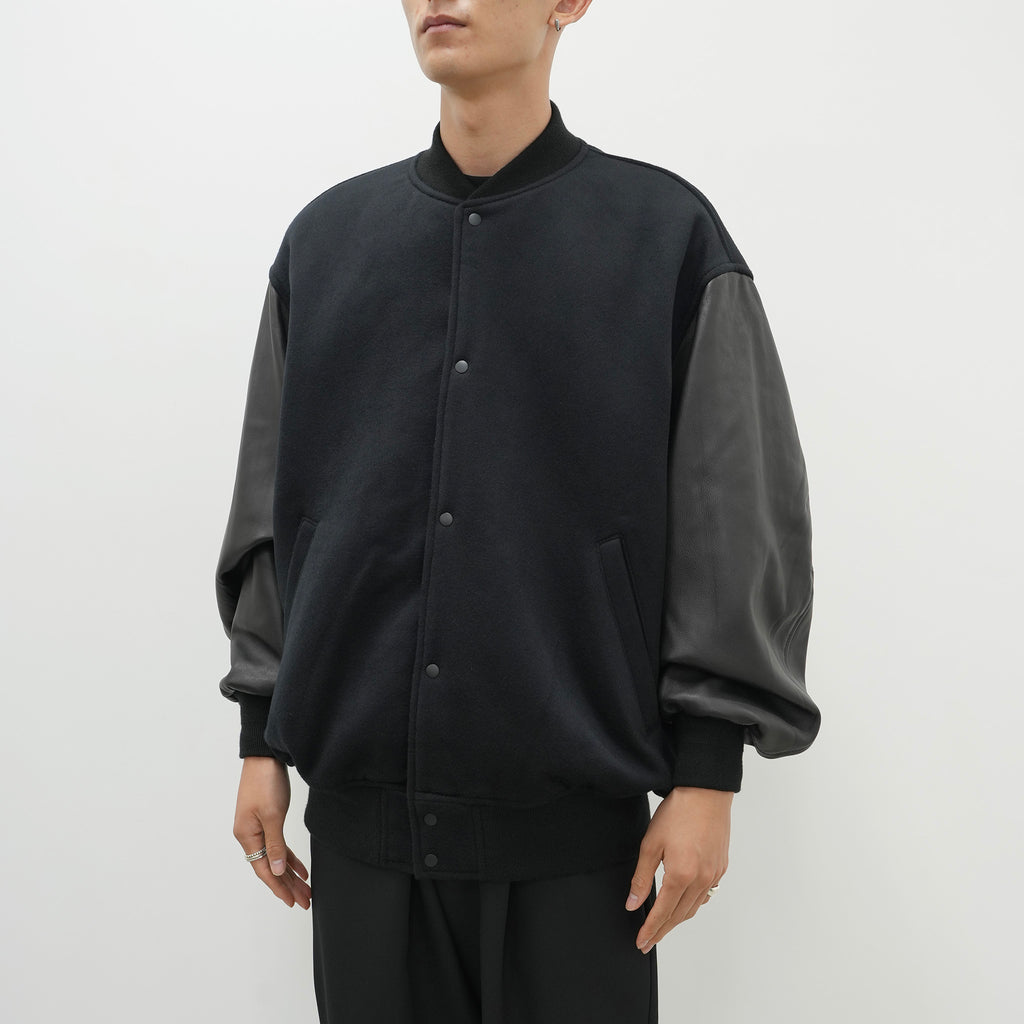 Graphpaper LIGHT MELTON STADIUM JACKET定価74800円 - スタジャン