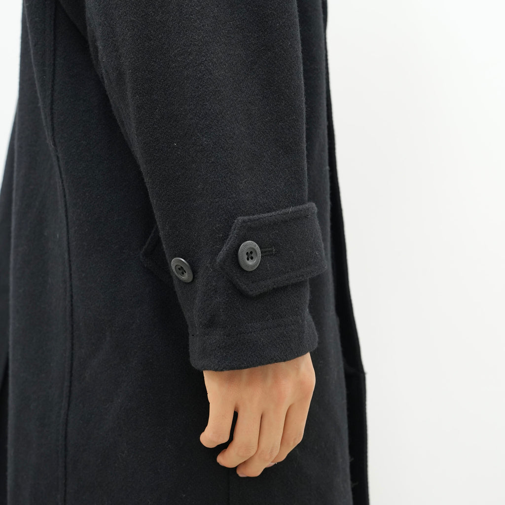DWELLER LONG COAT WOOL DOBBY WITH GORE-TEX WINDSTOPPER