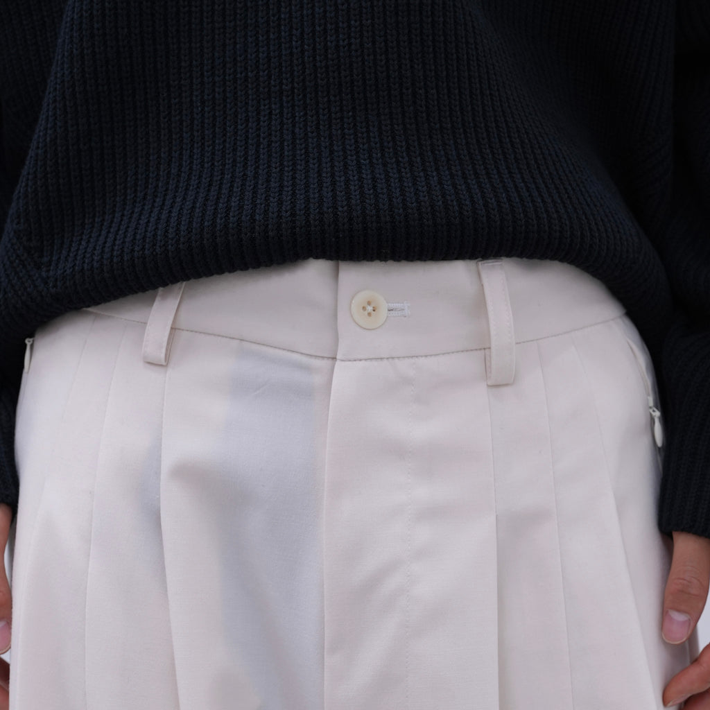2 Tuck Wide Trousers [2 COLORS]