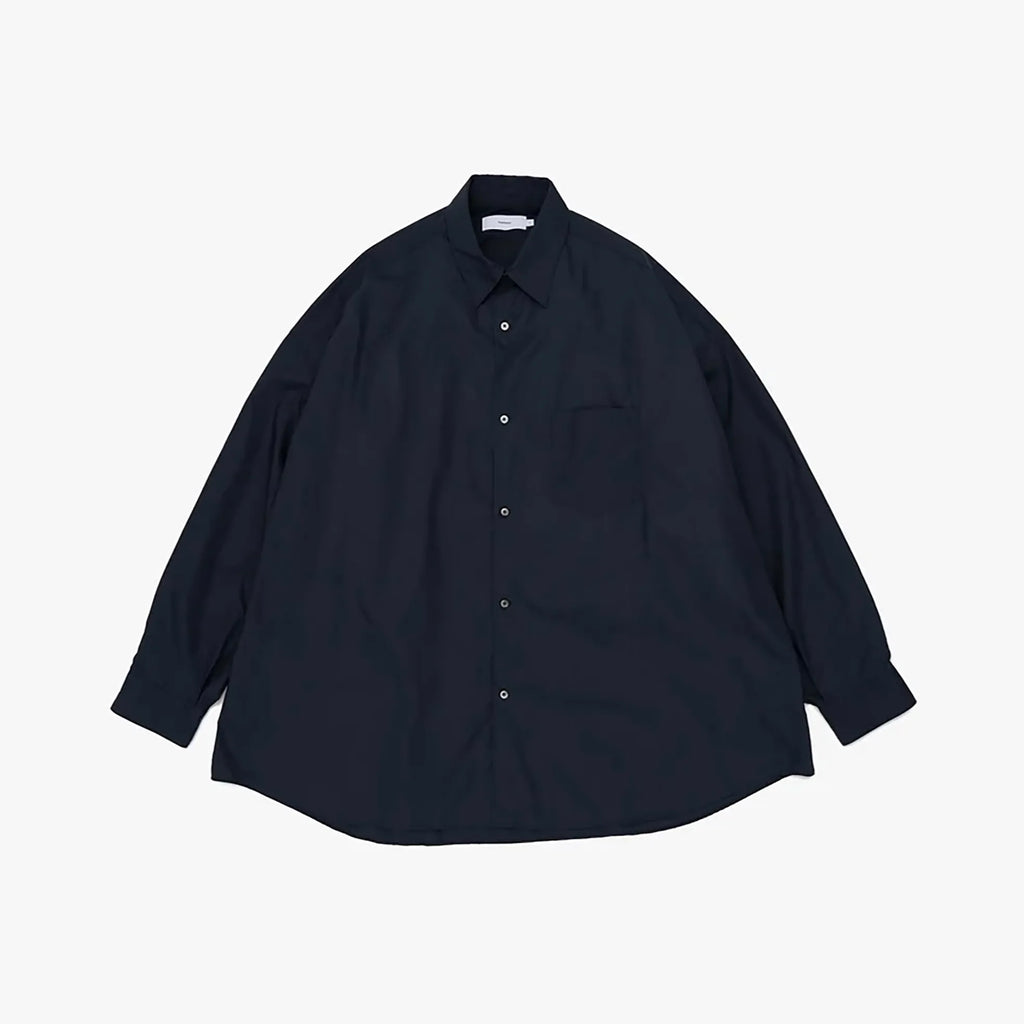 Broad L/S Oversized Regular Collar Shirt [3 COLORS]