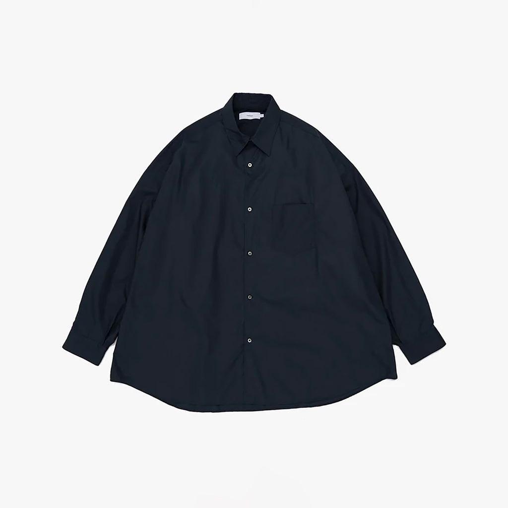 Broad L/S Oversized Regular Collar Shirt [5 COLORS]