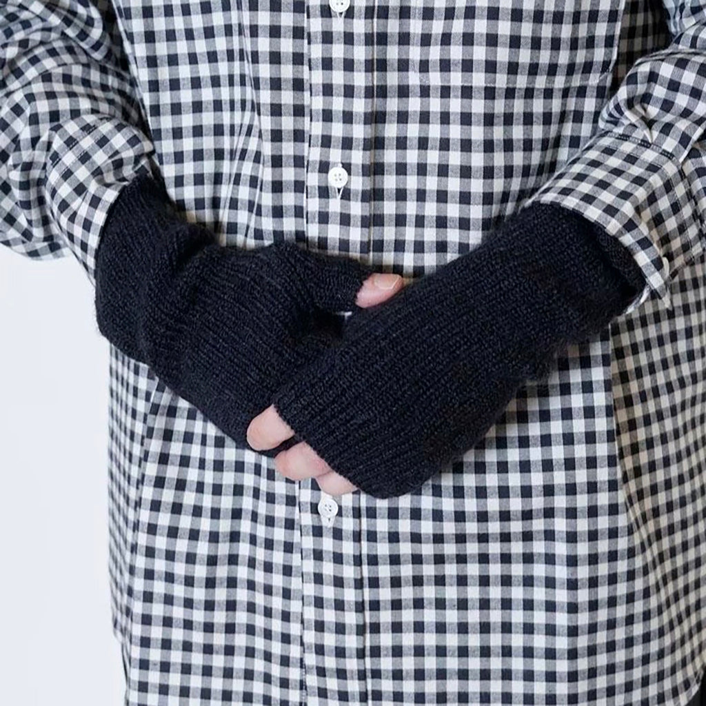 WOOL MOHAIR KNIT GLOVE [2 COLORS]