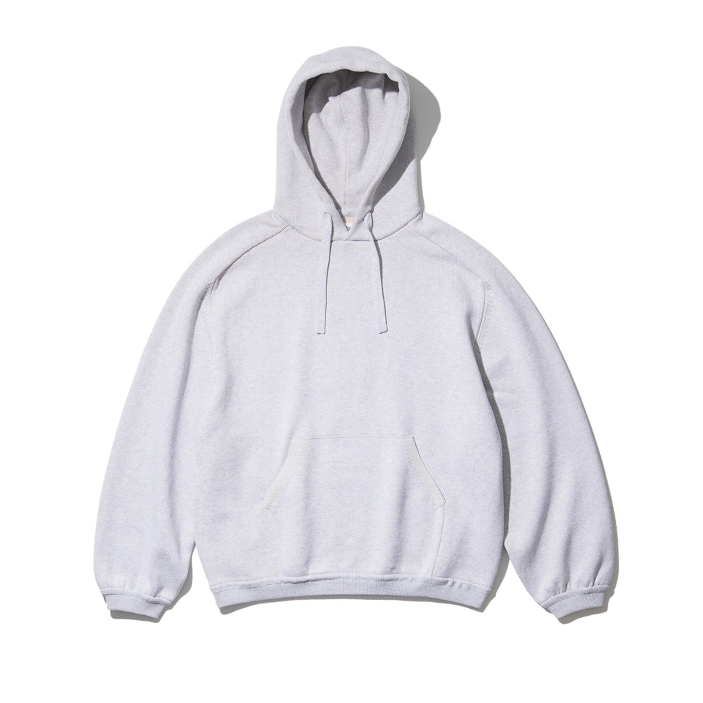 RESEARCHED HOODED SWEATER / C.YARN / PLATING STITCH
