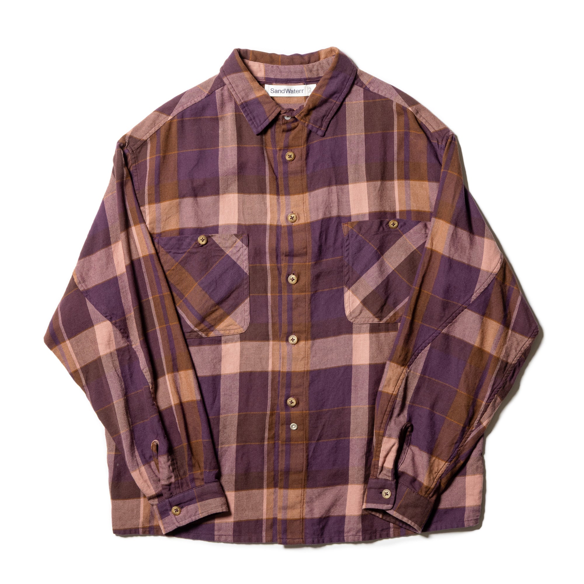 CRAFTED WORK SHIRTS / INIDIA COTTON FLANNEL MADRAS