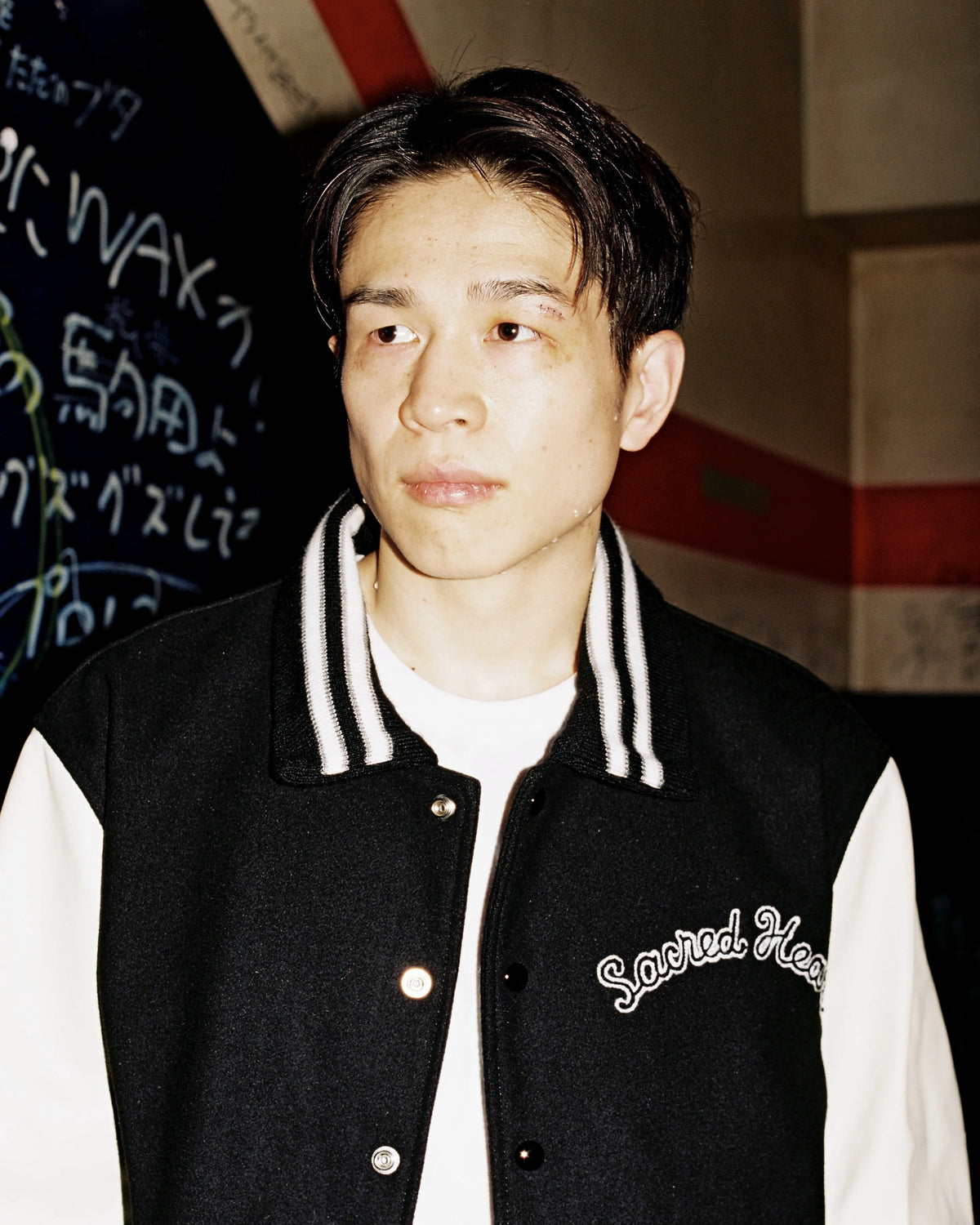 SAINT Mxxxxxx × Golden Bear Sportswearジャケット着用画像