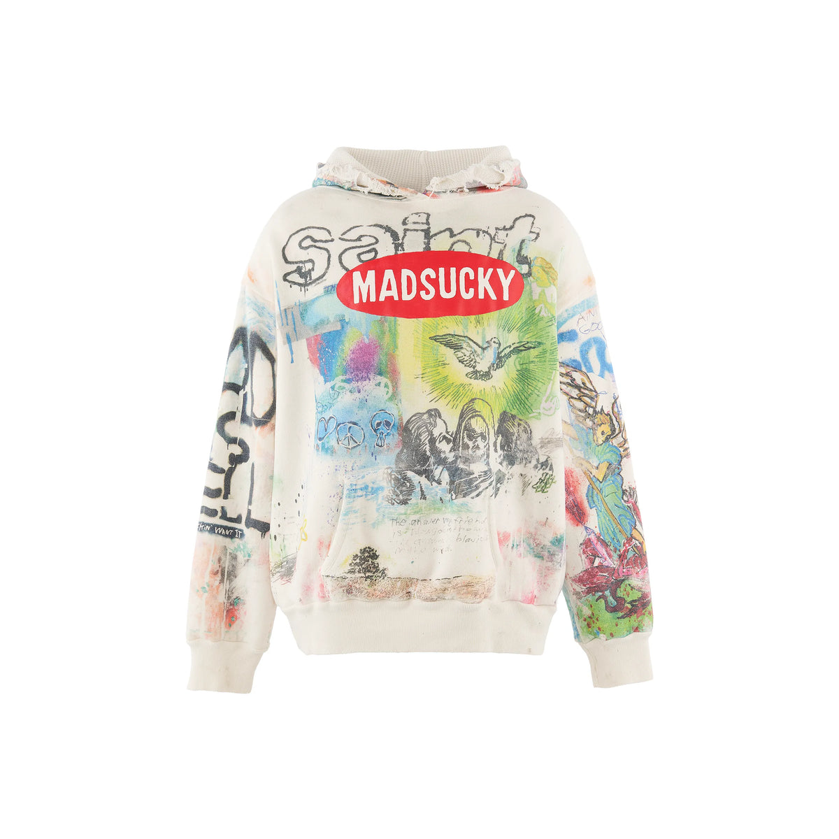 SAINT Mxxxxxx × MADSAKIパーカー写真