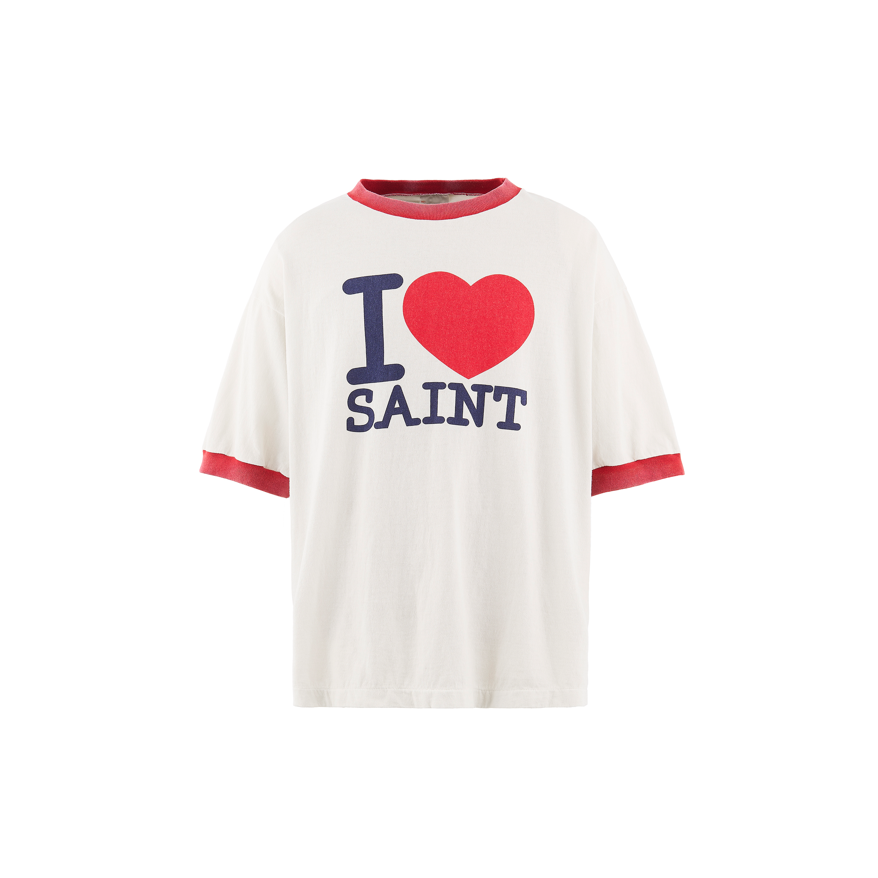 SM-MK8-0000-018/SS T-SHIRT/I LOVE SAINT/WHITE