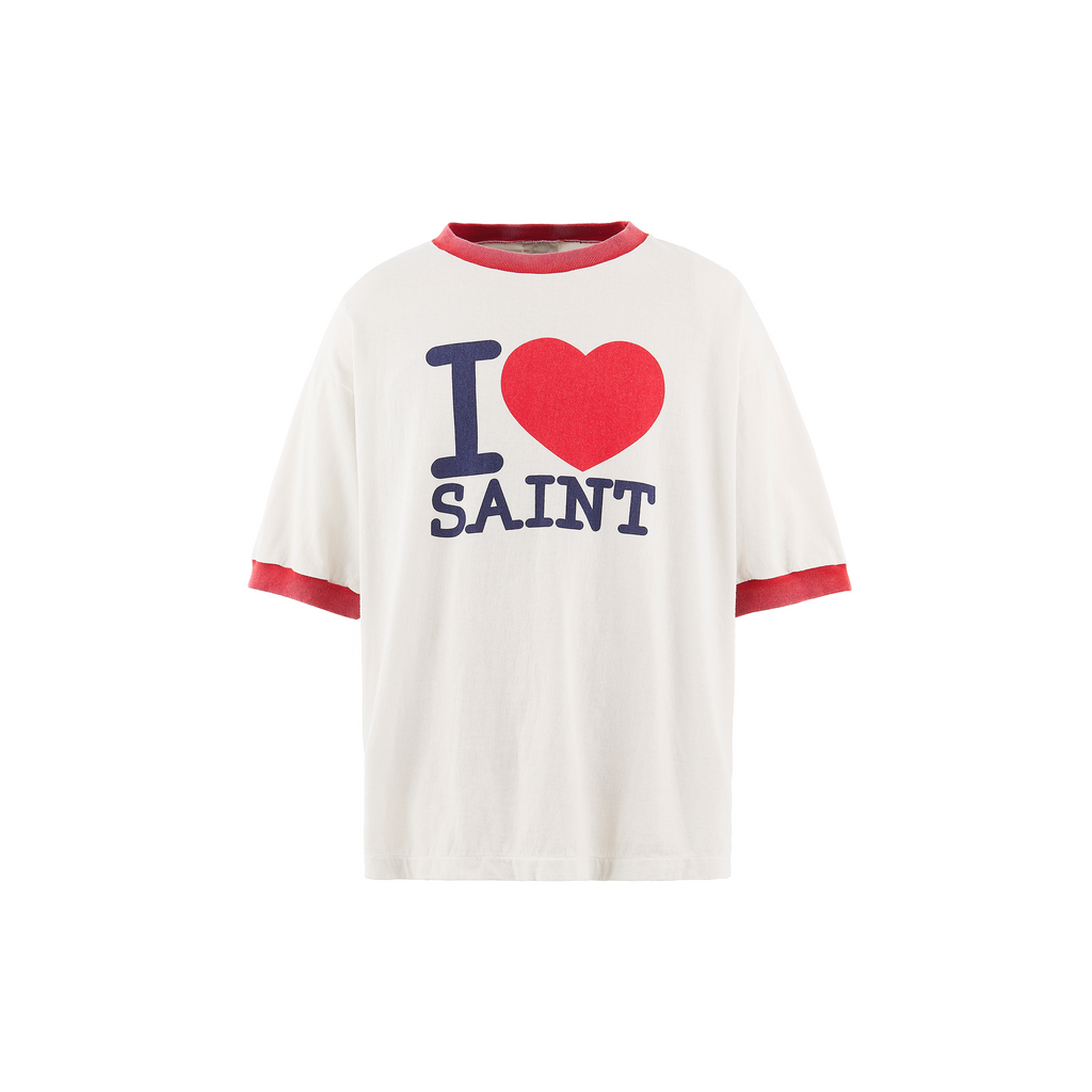 SM-MK8-0000-018/SS T-SHIRT/I LOVE SAINT/WHITE | SAINT Mxxxxxx