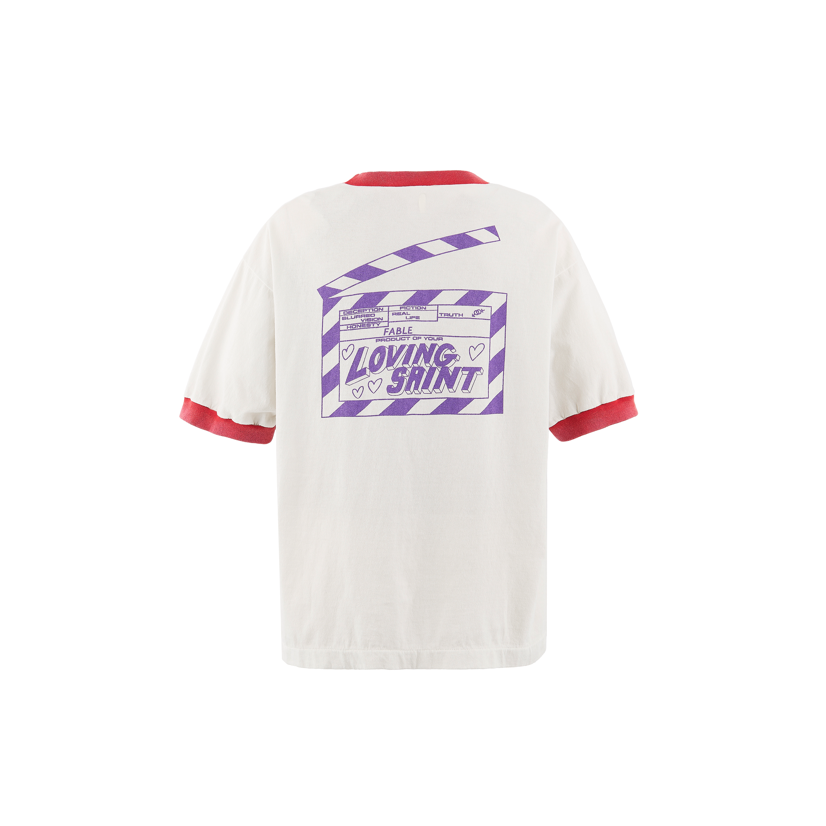 SM-MK8-0000-018/SS T-SHIRT/I LOVE SAINT/WHITE