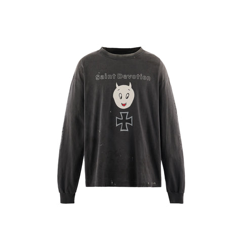トップス SAINT Mxxxxxx Saint Devotion L/S Tee SM-MK8-0000-027/LS T-SHIRT/SAINT DEVOTION/BLK | SAINT Mxxxxxx