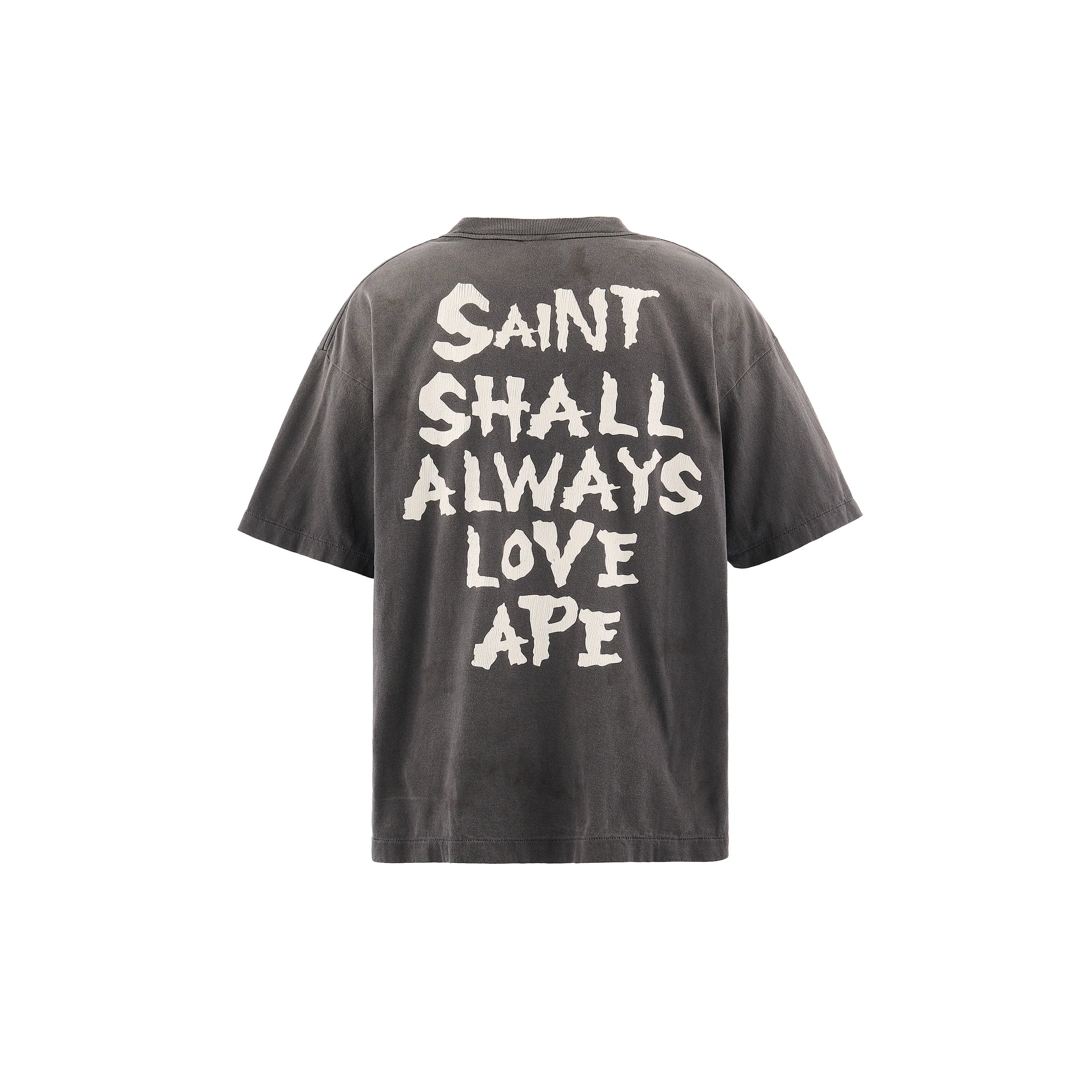 SM-MK8-0000-C49/BAPE_SS T-SHIRT/ALWAYS LOVE/BK