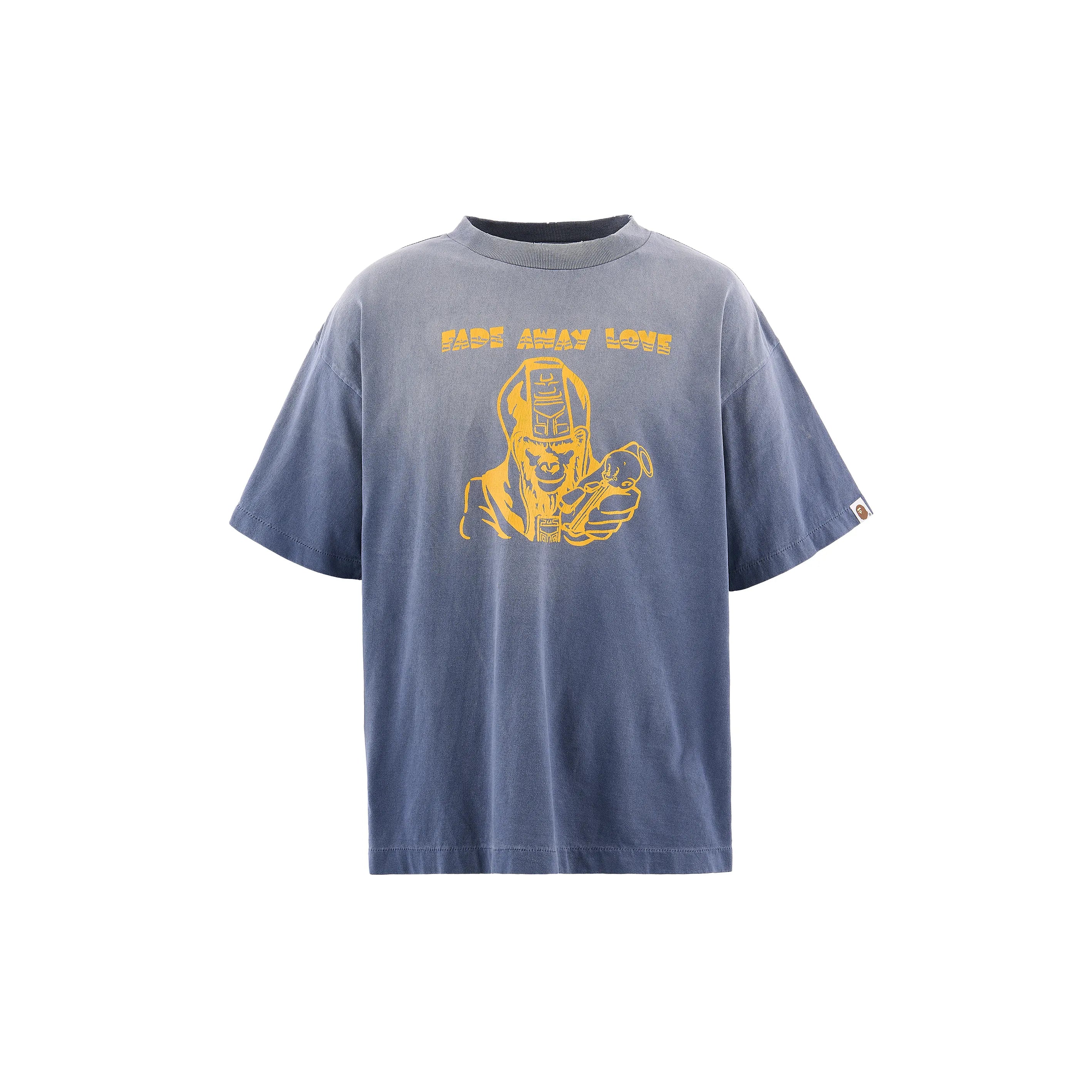 SM-MK8-0000-C50/BAPE_SS T-SHIRT/FADE AWAY LV/NV