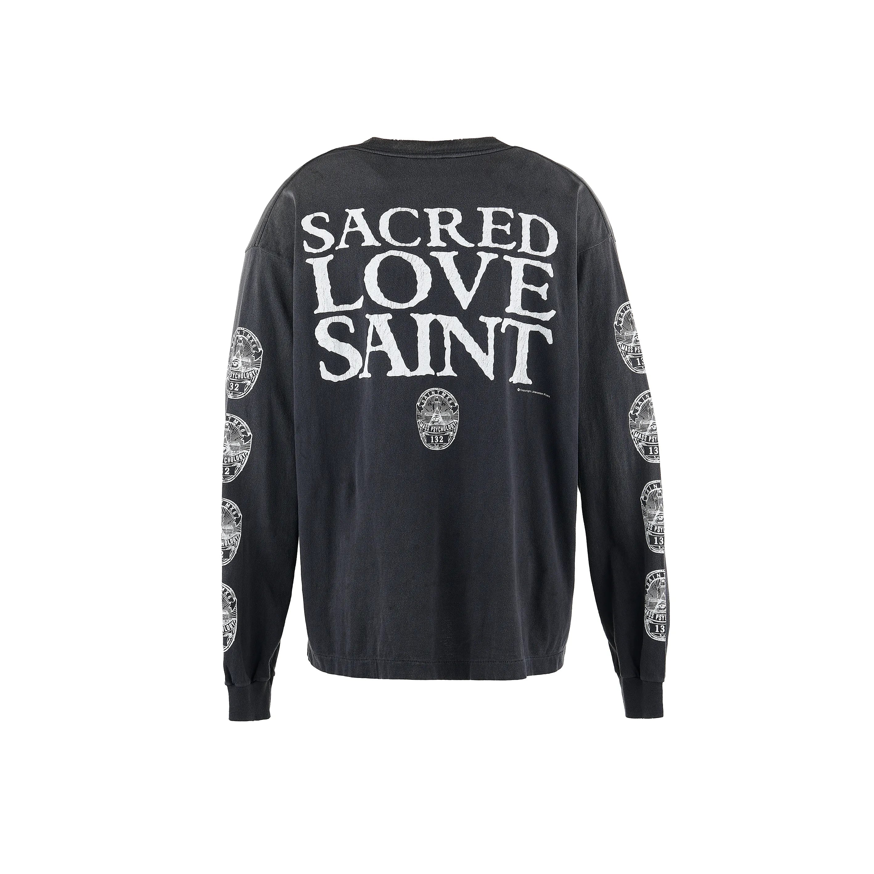 SM-HR8-0000-033/LS TEE/LOVE SAINT/BLACK