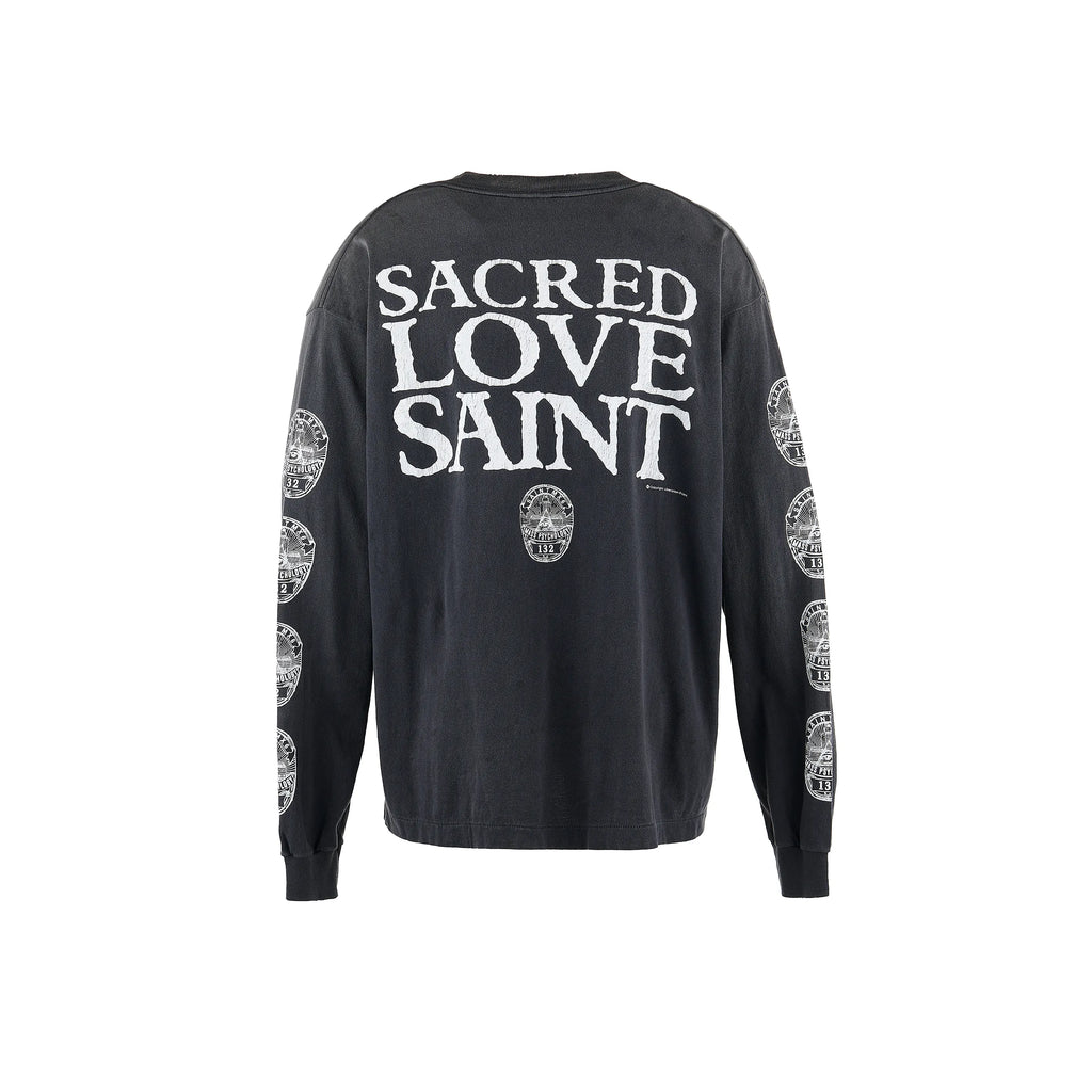 SM-HR8-0000-033/LS TEE/LOVE SAINT/BLACK