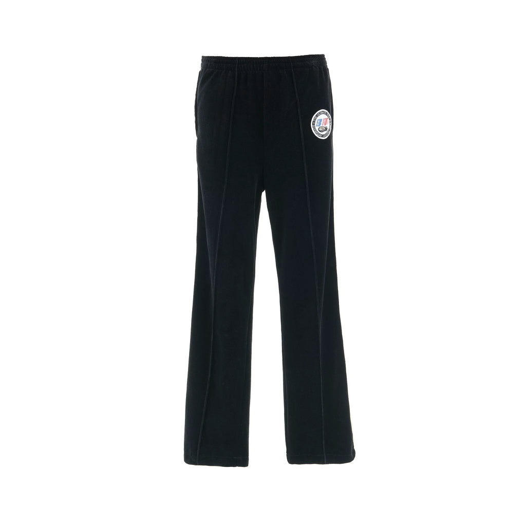 SM-HR8-0000-C35/LM_TRACK PANTS/VELOUR/BLACK