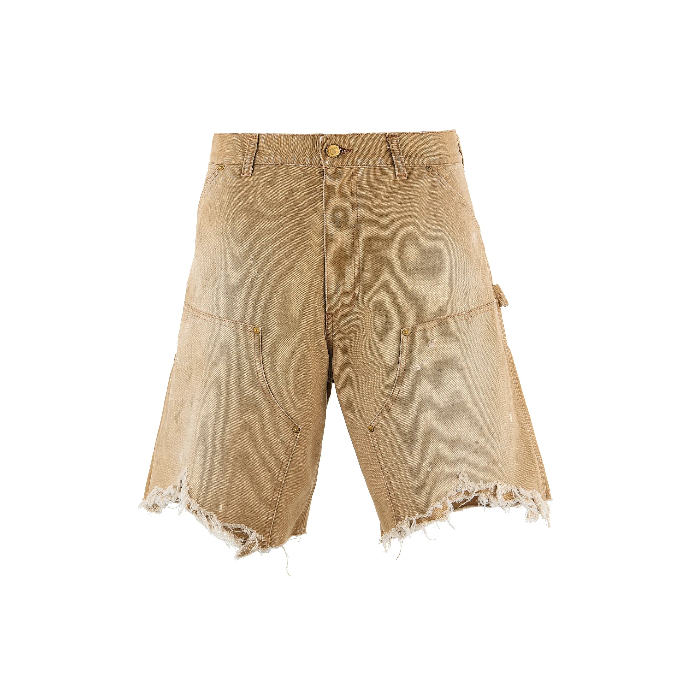 SM-HR8-0000-072/DOUBLE KNEE SHORTS/BEIGE