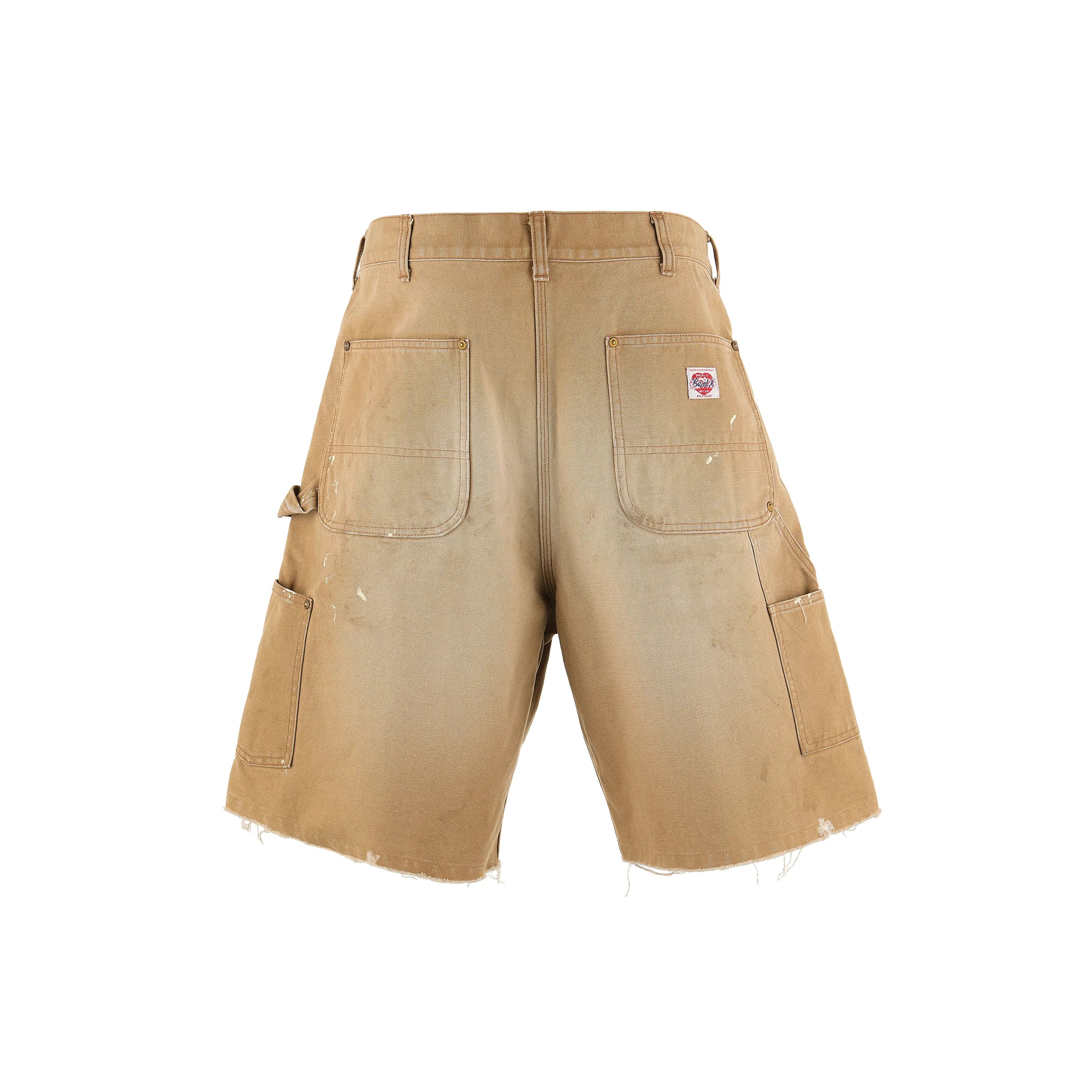 SM-HR8-0000-072/DOUBLE KNEE SHORTS/BEIGE