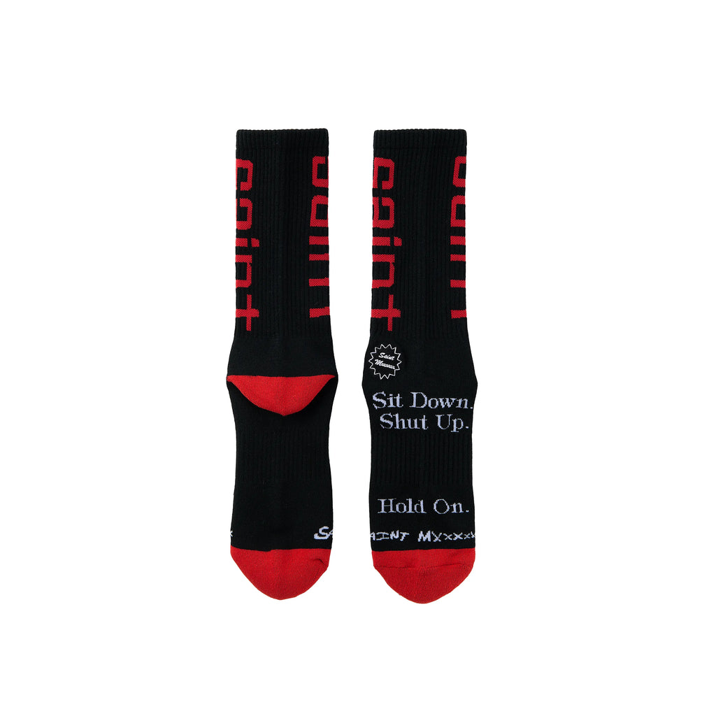 SM-HR8-0000-105/SOCKS/SIT DOWN/BLACK