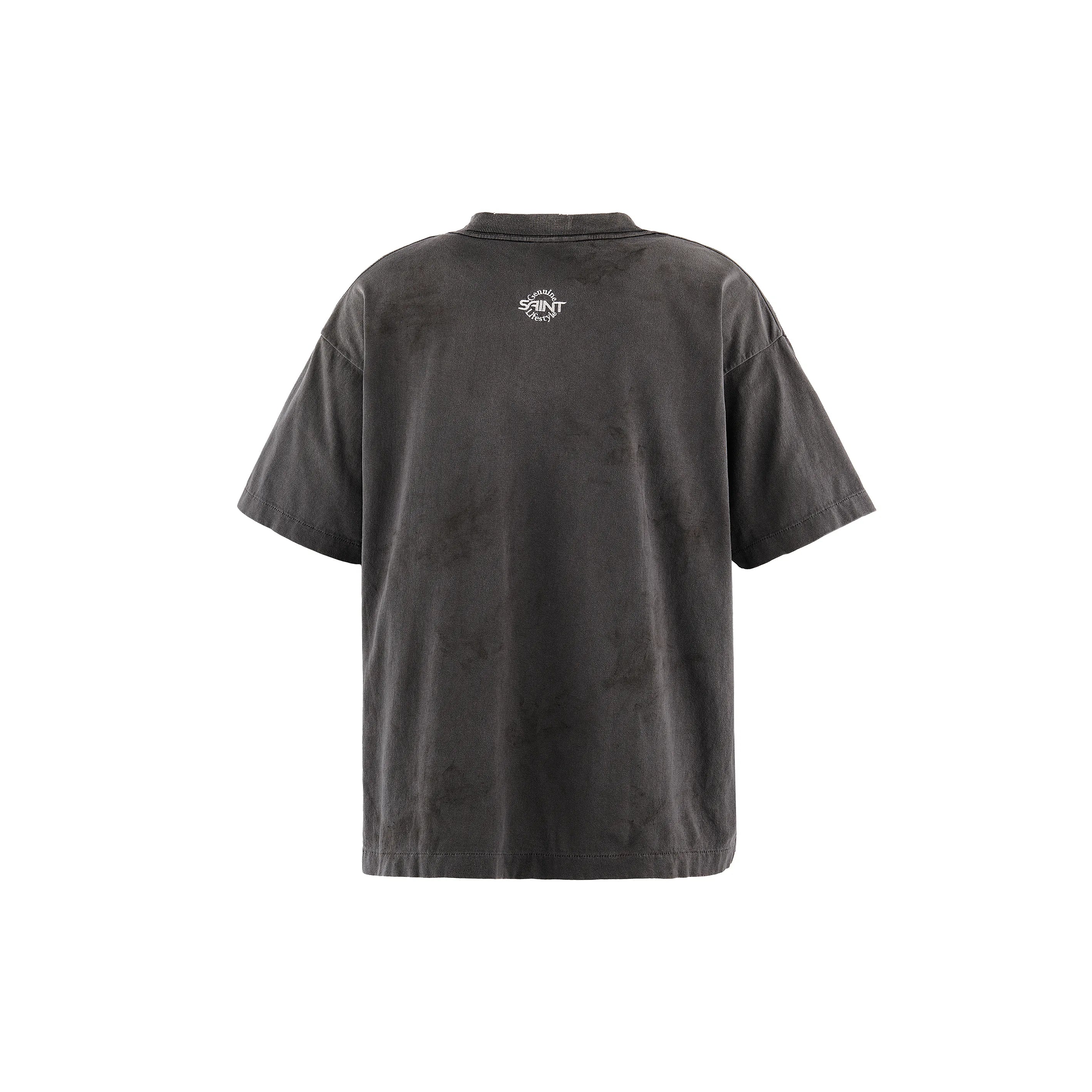 SM-MK1-0000-005/SS T-SHIRT/EMBROIDERY/BLACK