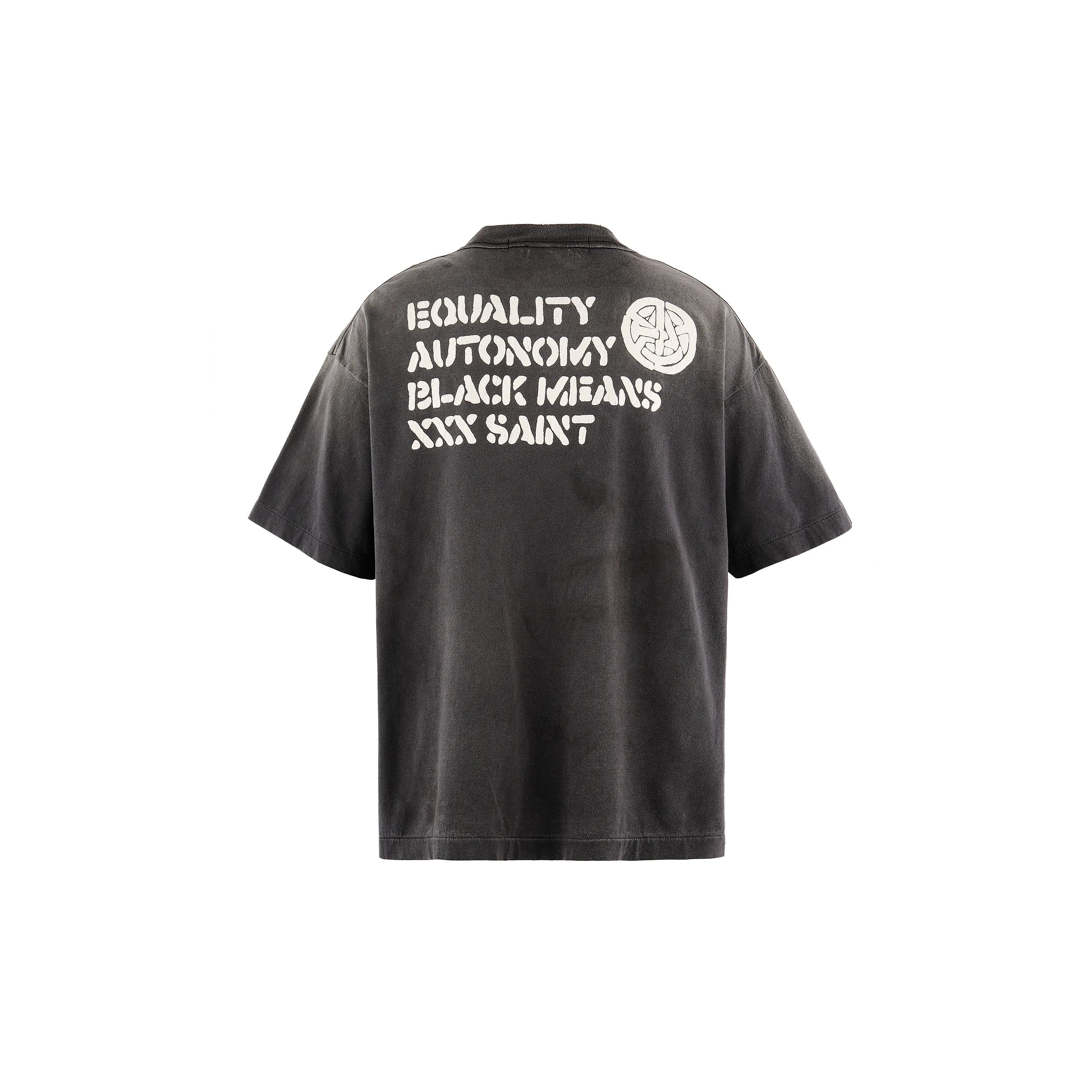 SM-MK1-0000-C51/BKM_SS T-SHIRT/PEACE/BLACK