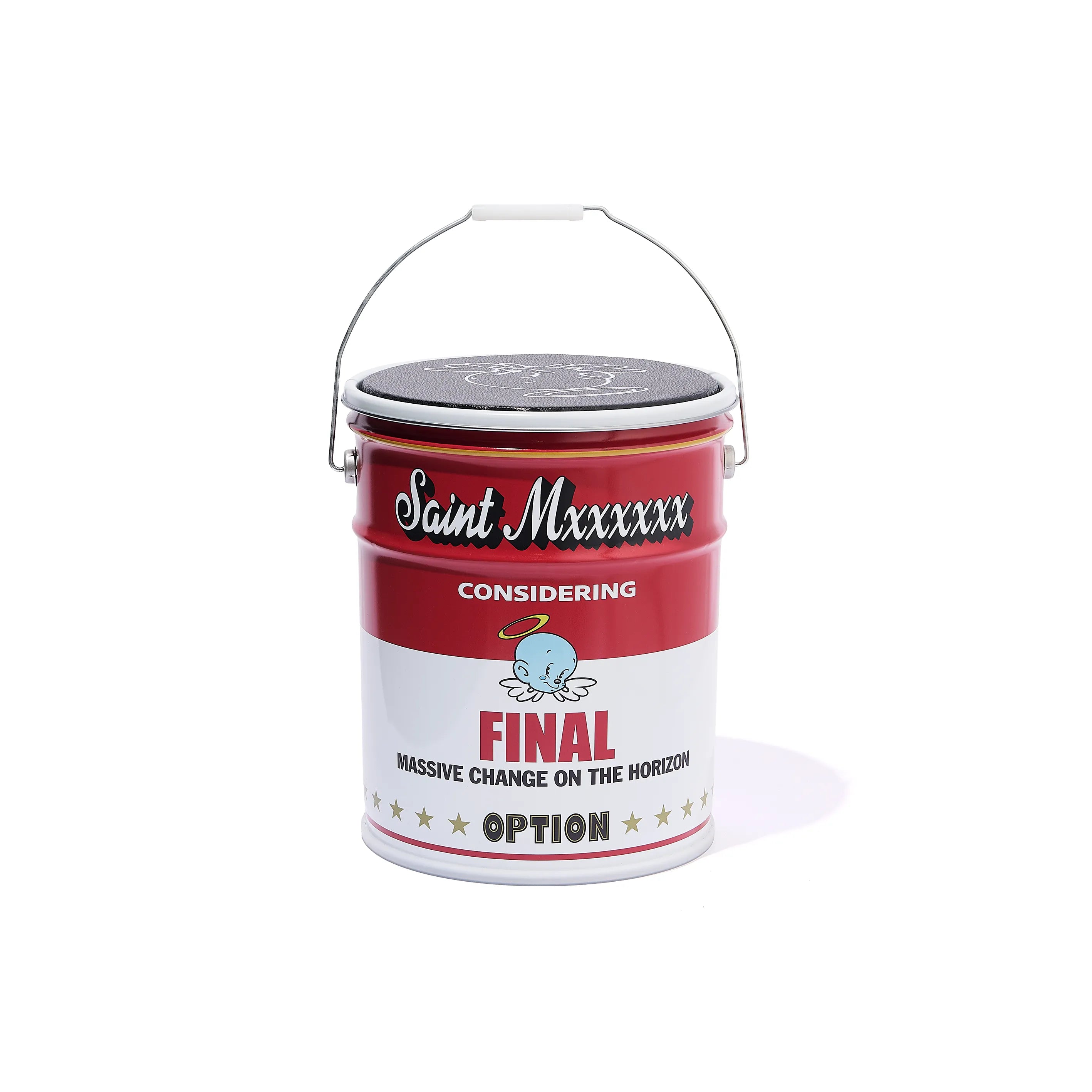 SM-MK1-0000-C42/BAPE_CAN STOOL/WHITE+RED