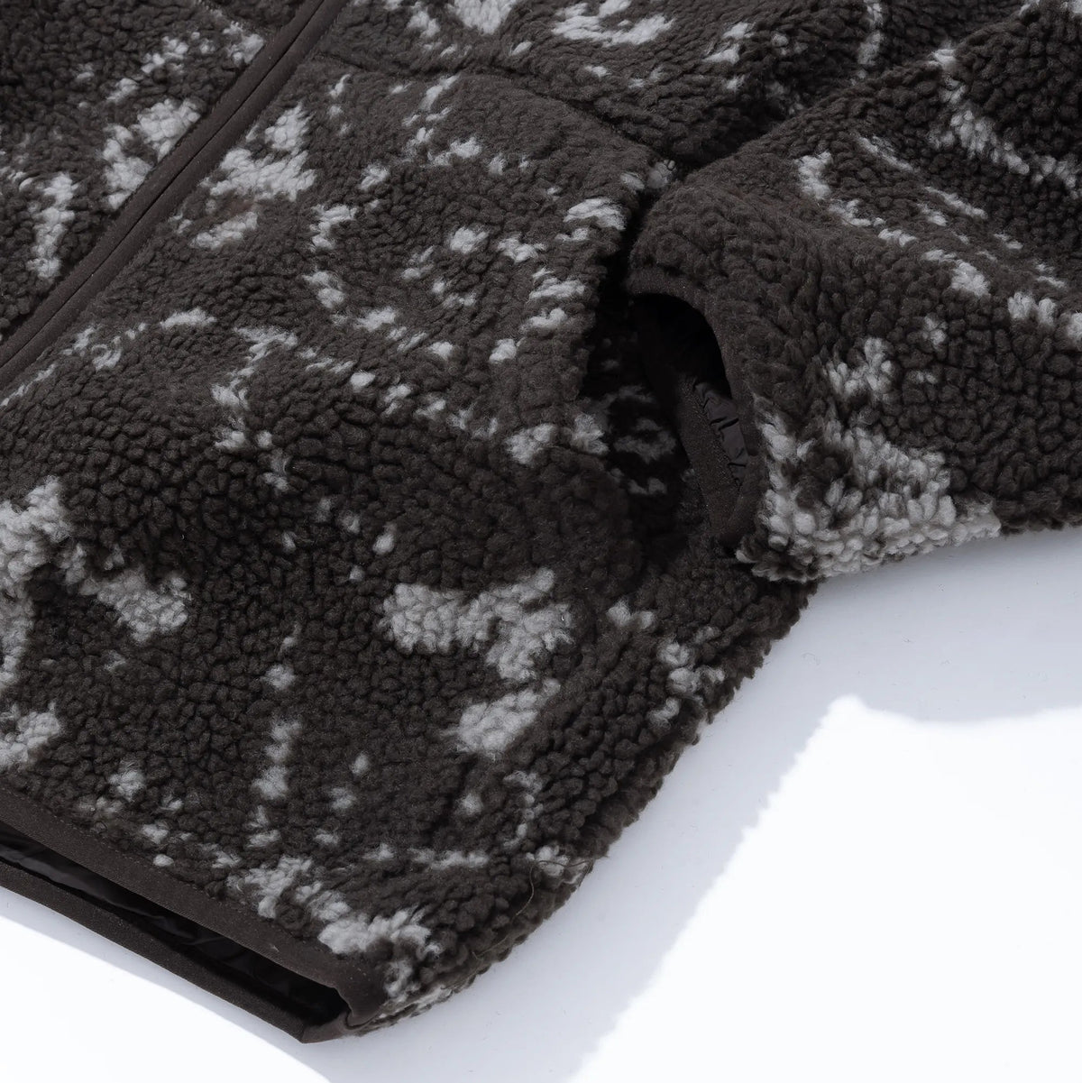 PRINT FLEECE JACKET [2COLORS]