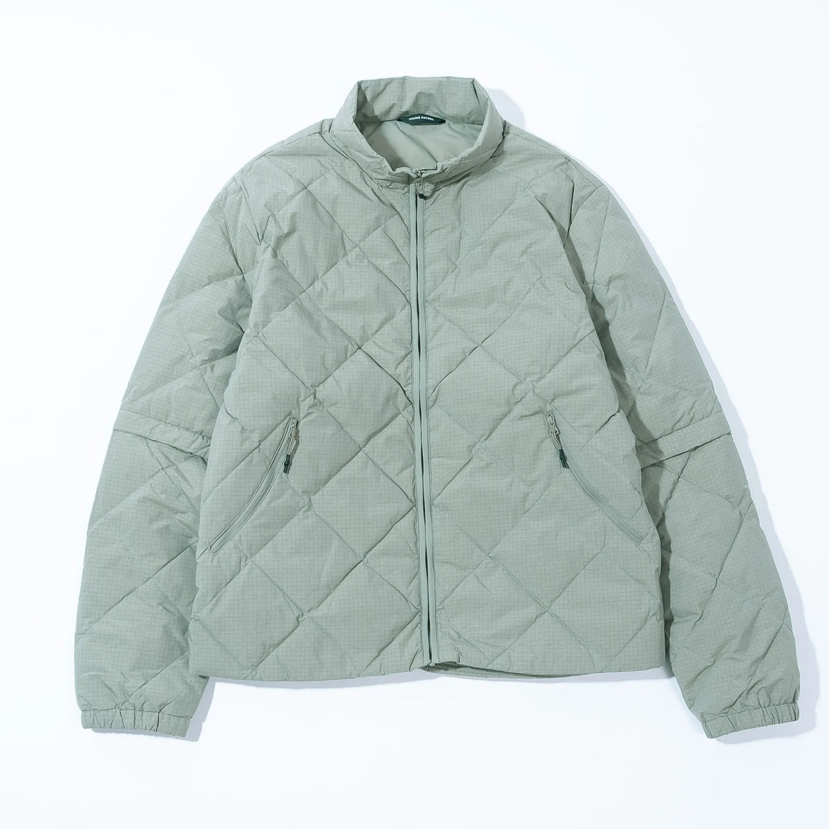 BASE GRID LT DOWN ZIP CHECK JACKET [2COLORS]