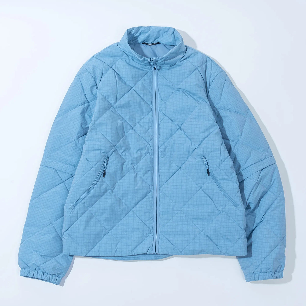 BASE GRID LT DOWN ZIP CHECK JACKET [2COLORS]