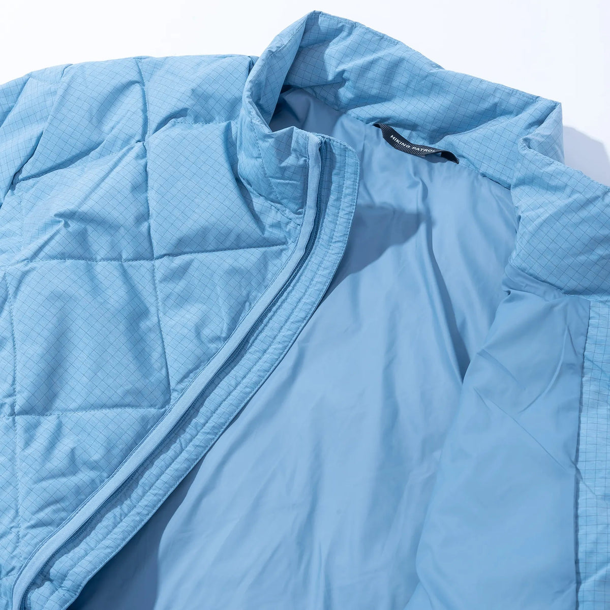 BASE GRID LT DOWN ZIP CHECK JACKET [2COLORS]