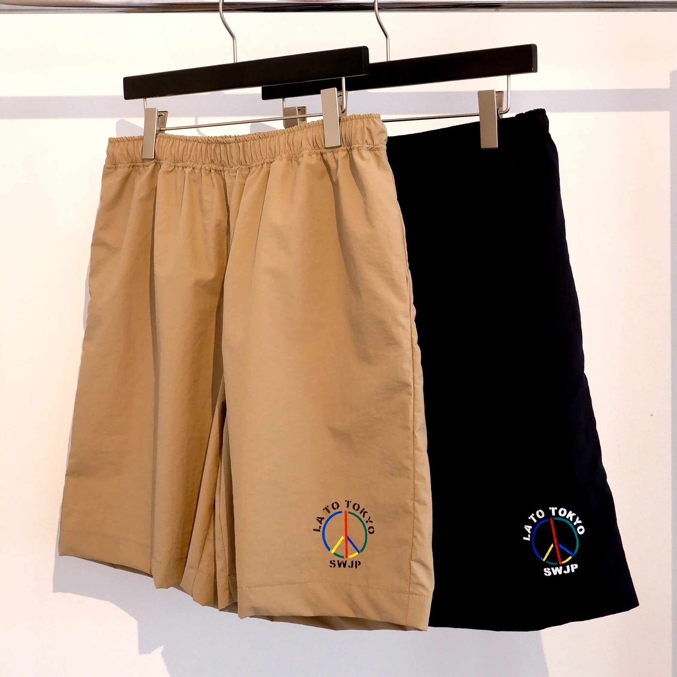 LA TO TOKYO NYLON SHORTS