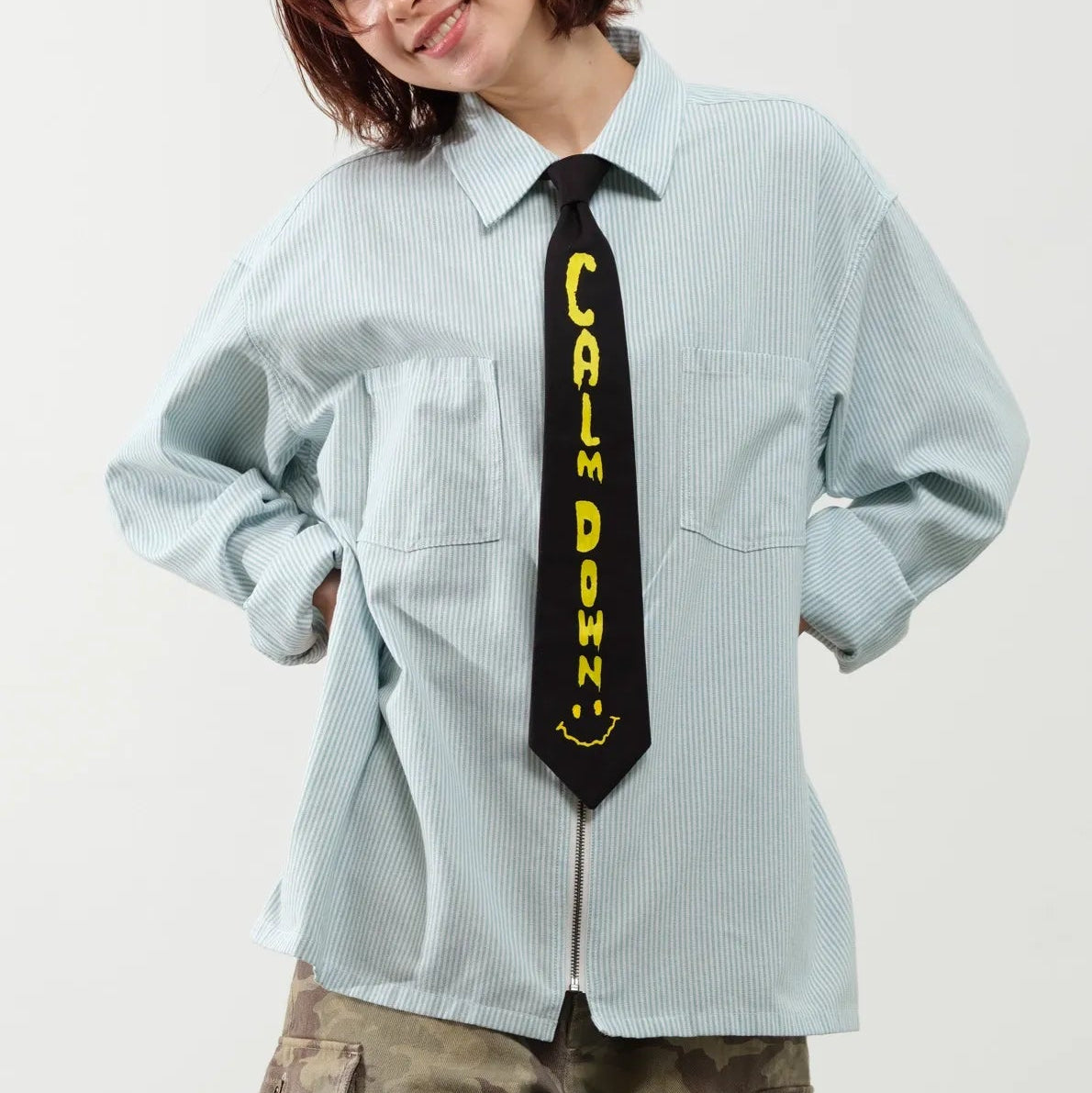 OXFORD ZIP SHIRT