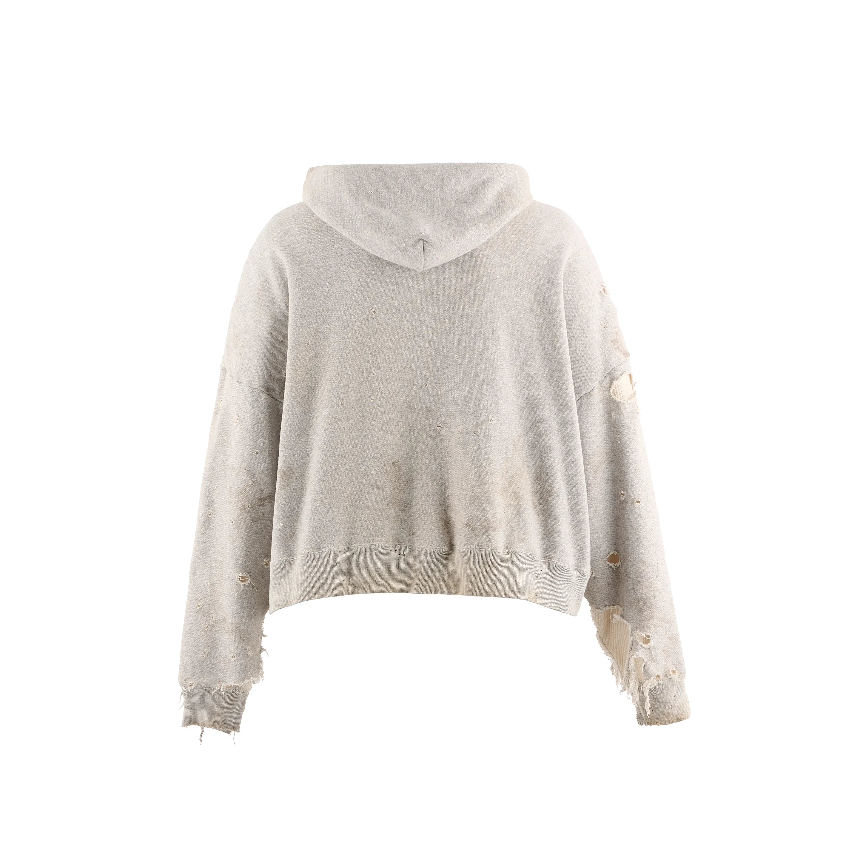 SM-HR1-0000-057/ZIP HOODIE/DOUBLE FACE/GRAY