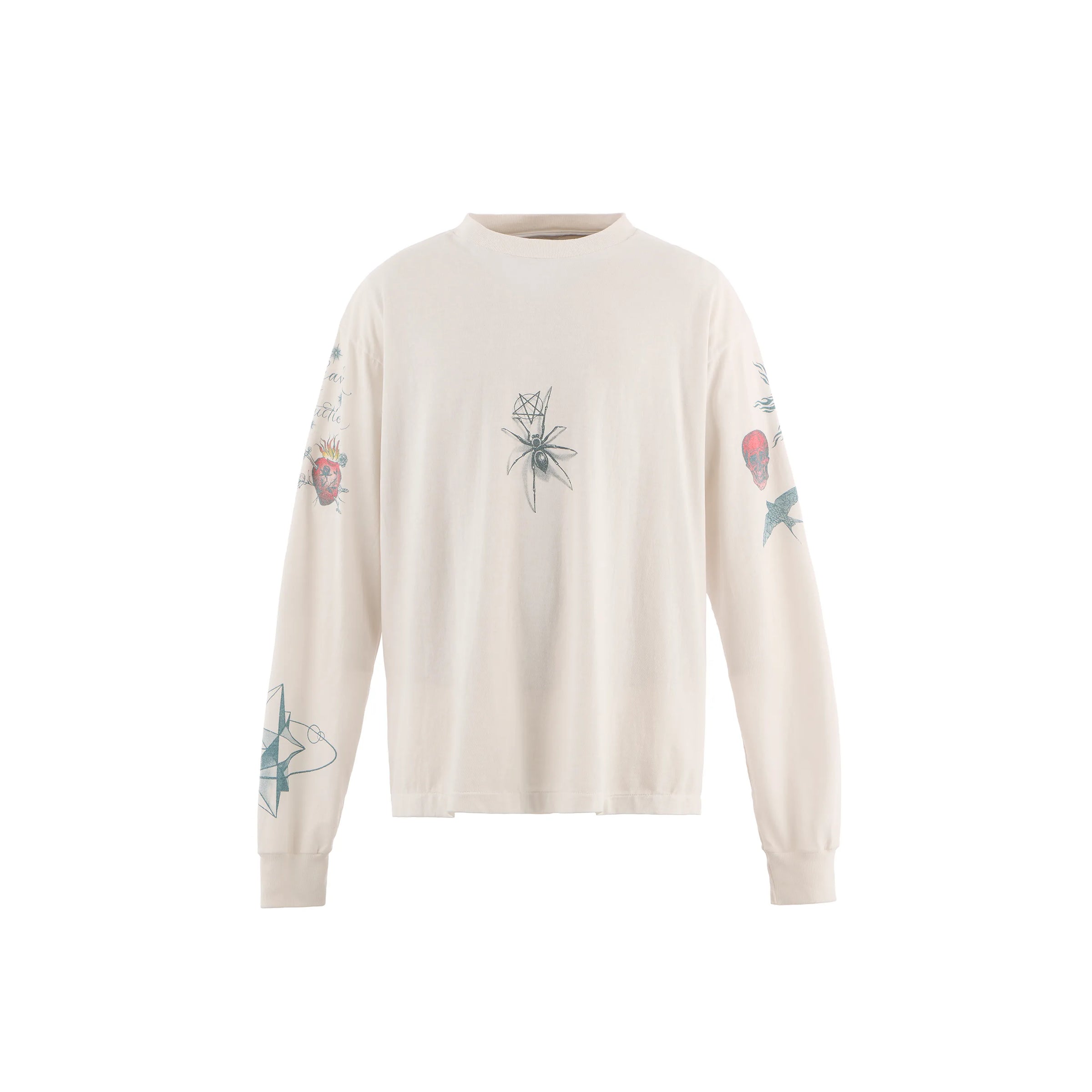 美品 OAMC 24SS SCRIBBLE TOWER SHIRT S ホワイト SM-HR1-0000-C29/DW_LS TEE/TATTOO/WHITE | SAINT Mxxxxxx | THE