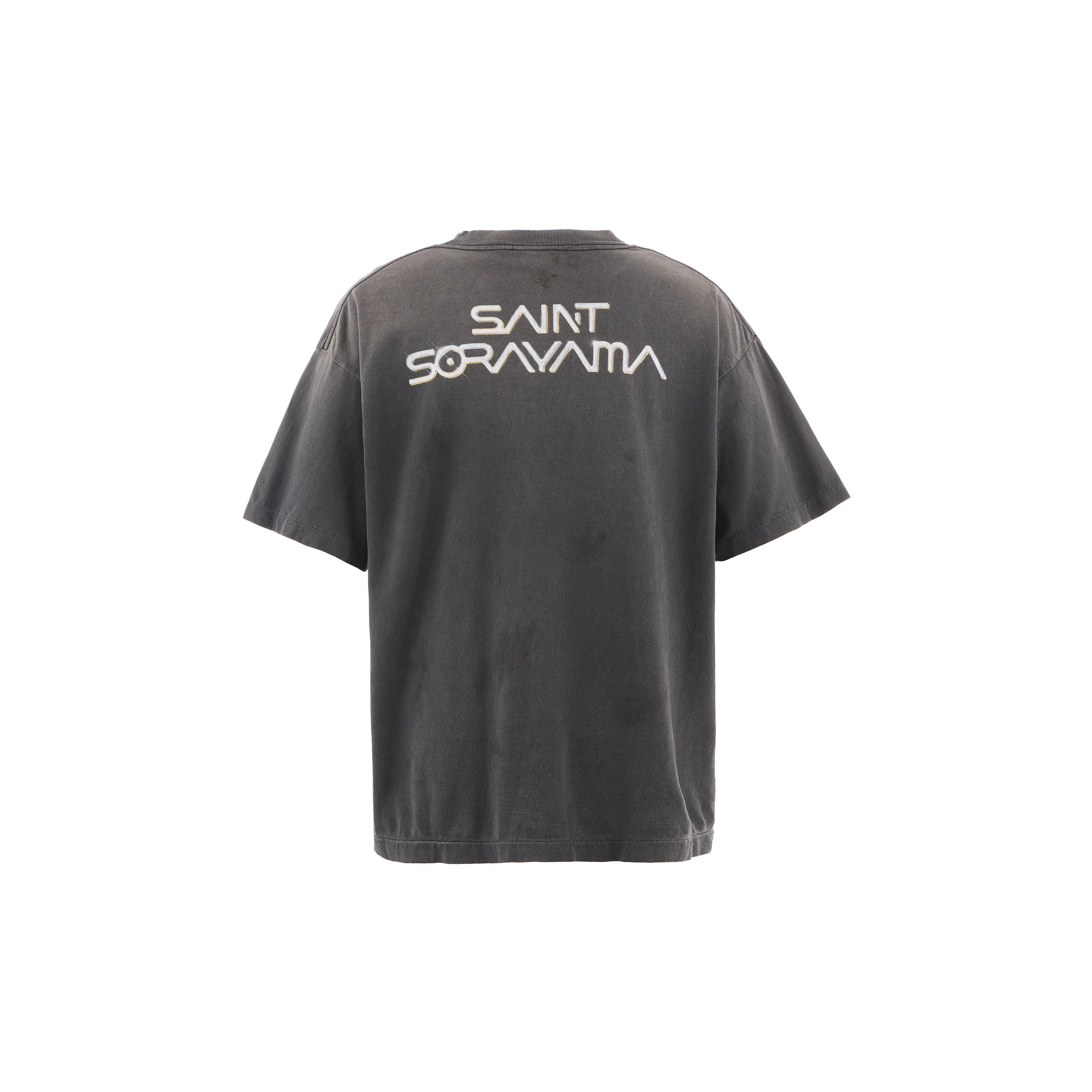 SM-HR1-0000-C76/SRYM_SS TEE/T-REX/BLACK