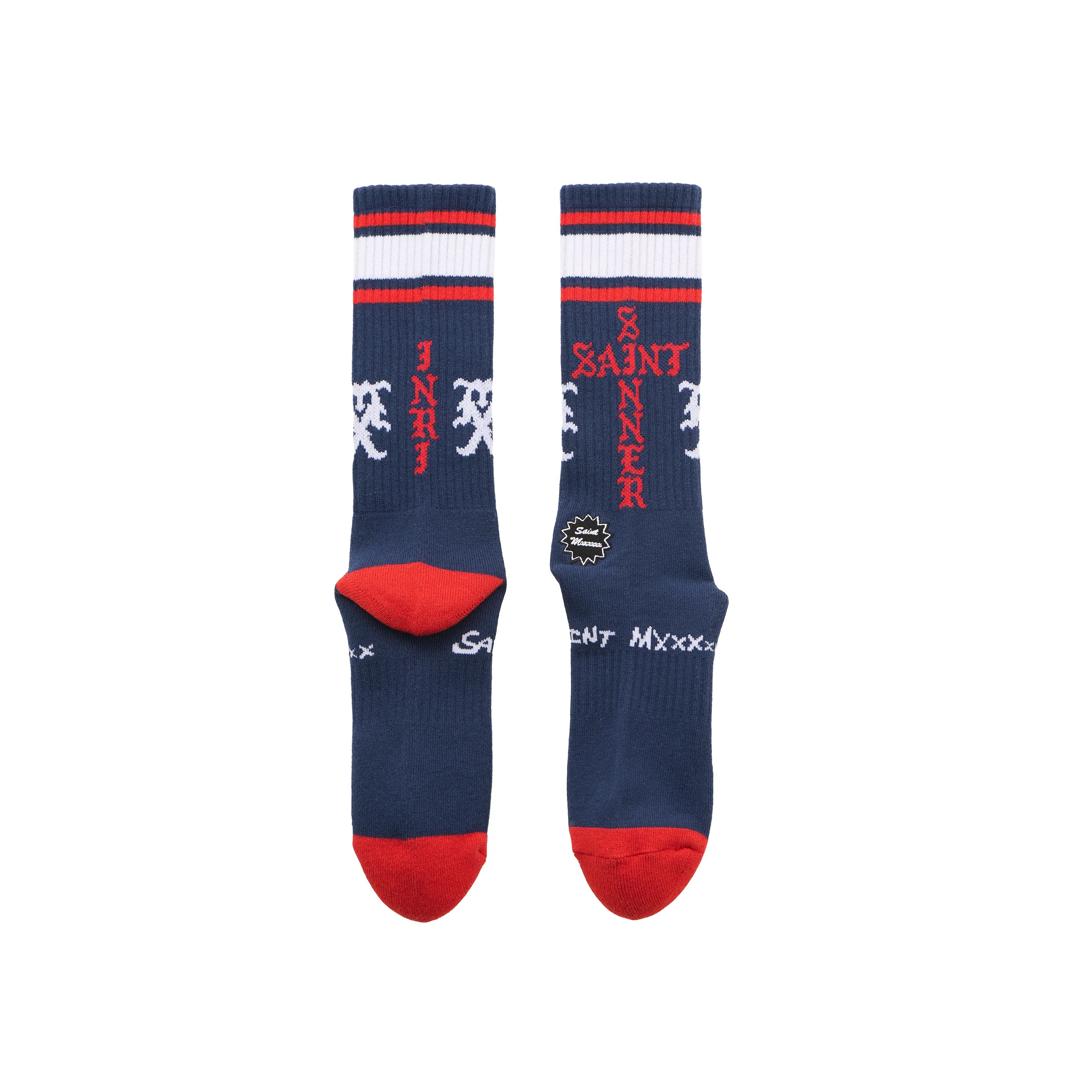 SM-HR1-0000-114/SOCKS/SINNER/BLUE+RED