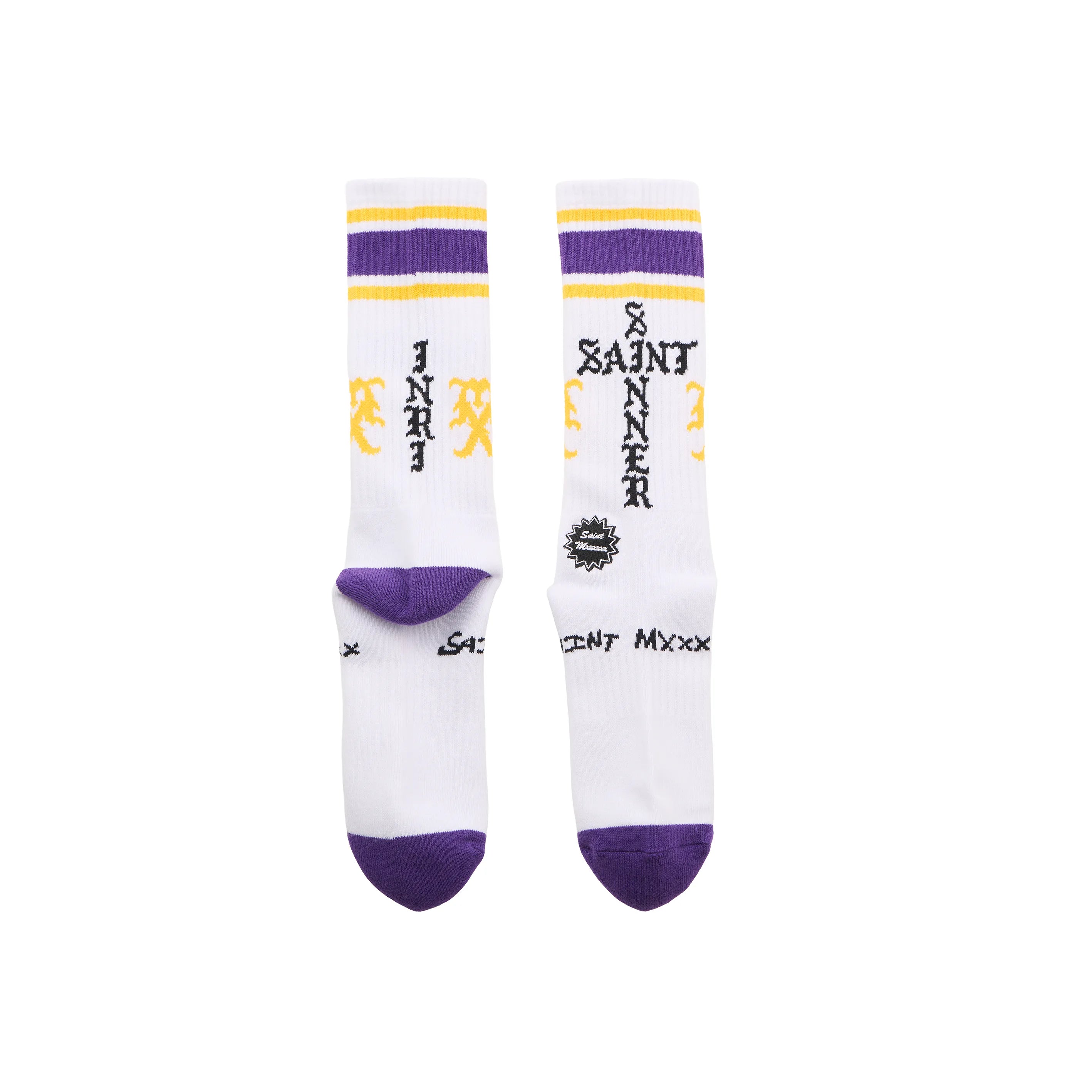SM-HR1-0000-110/SOCKS/SINNER/WHITE+PURPLE