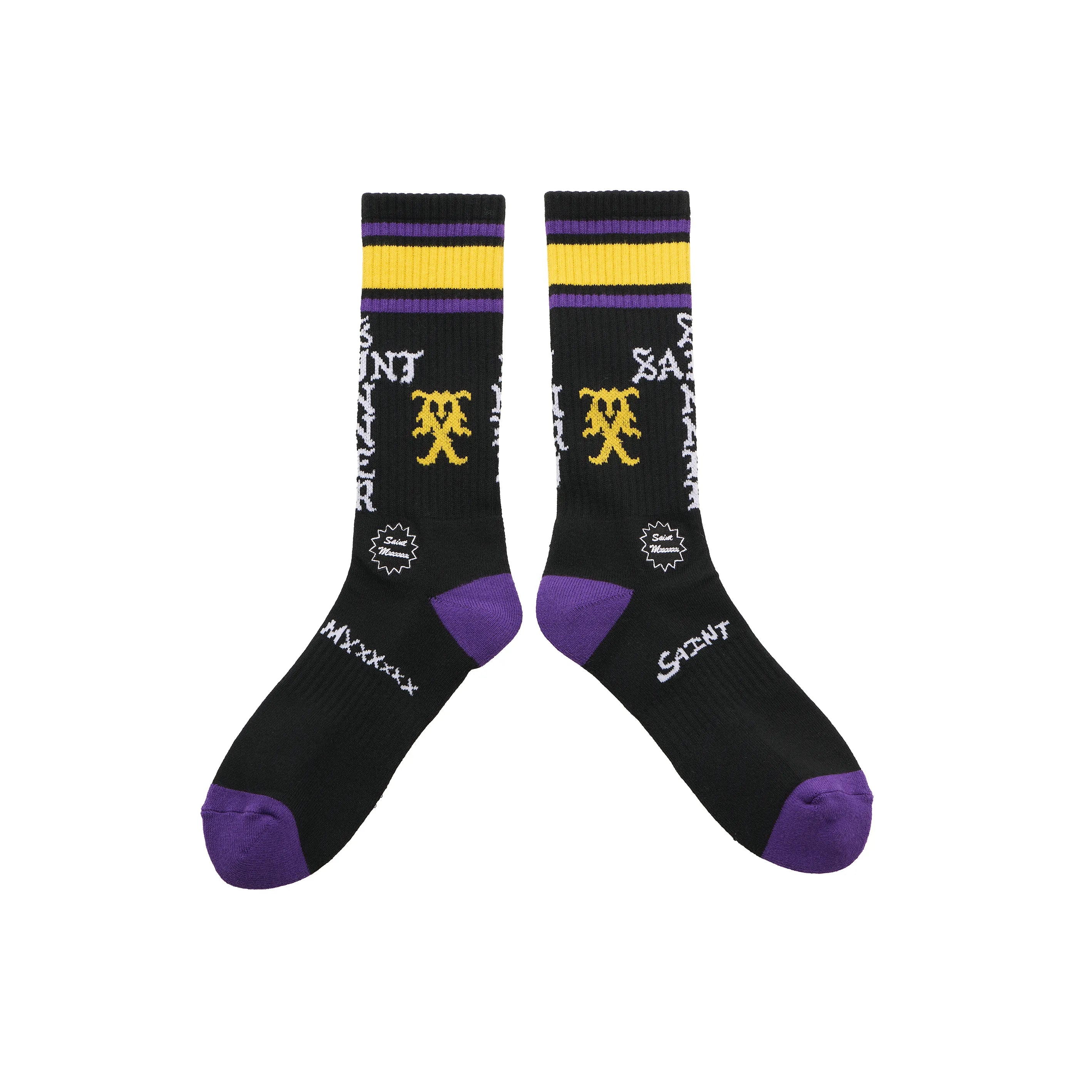 SM-HR1-0000-111/SOCKS/SINNER/BLACK+PURPLE