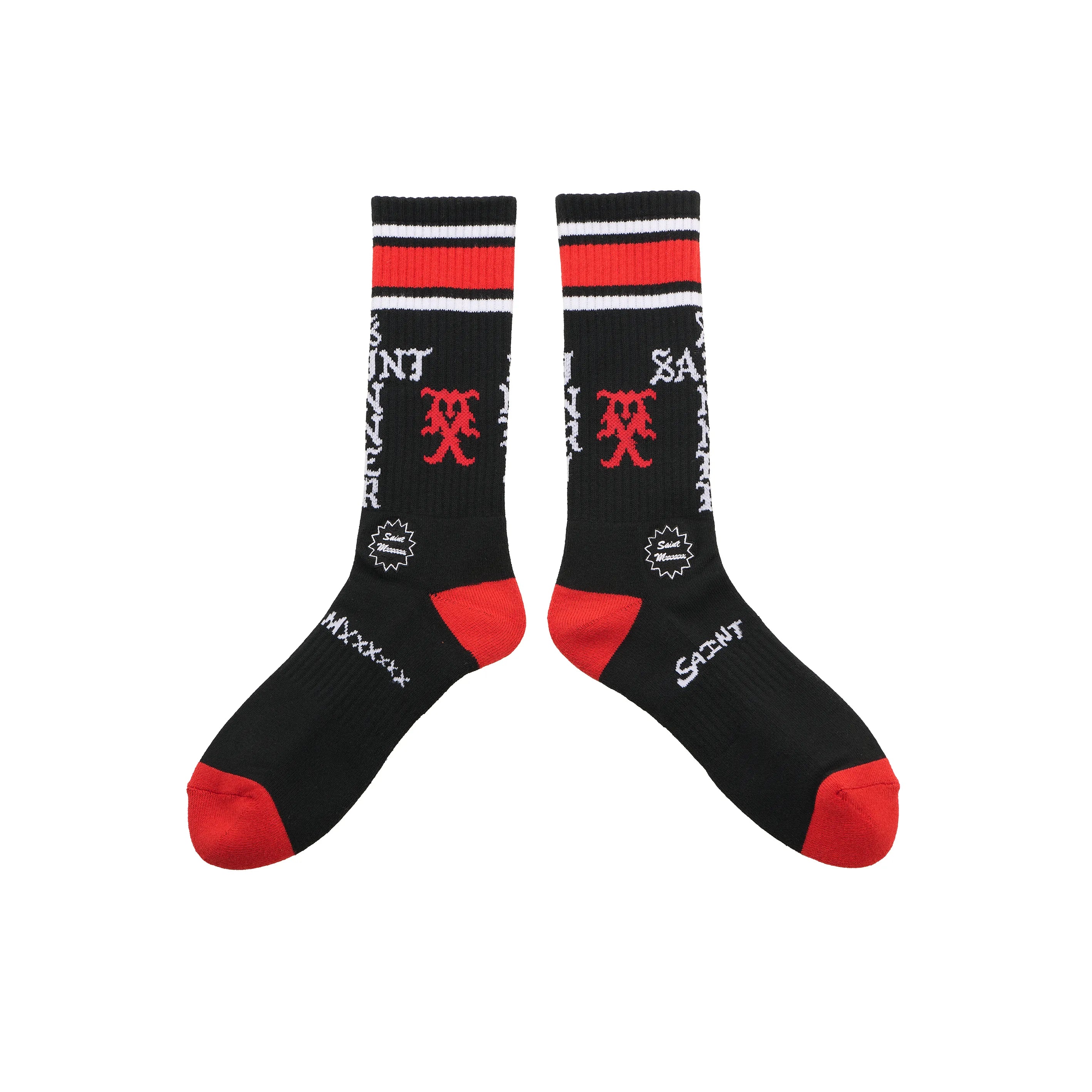 SM-HR1-0000-112/SOCKS/SINNER/BLACK+RED