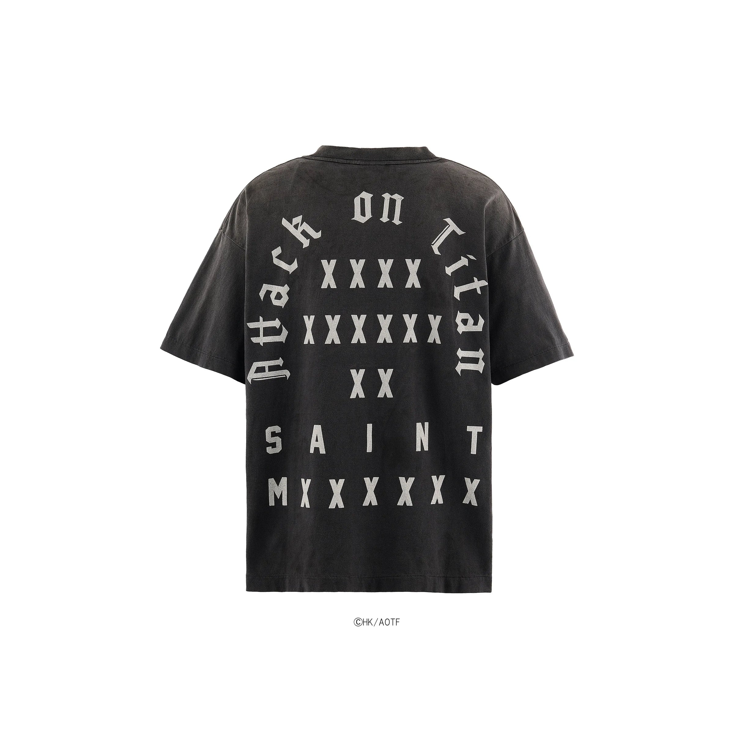 SM-MK8-0000-C77/AOT_SS TEE/ATTACK ON TITAN/BLK | SAINT Mxxxxxx