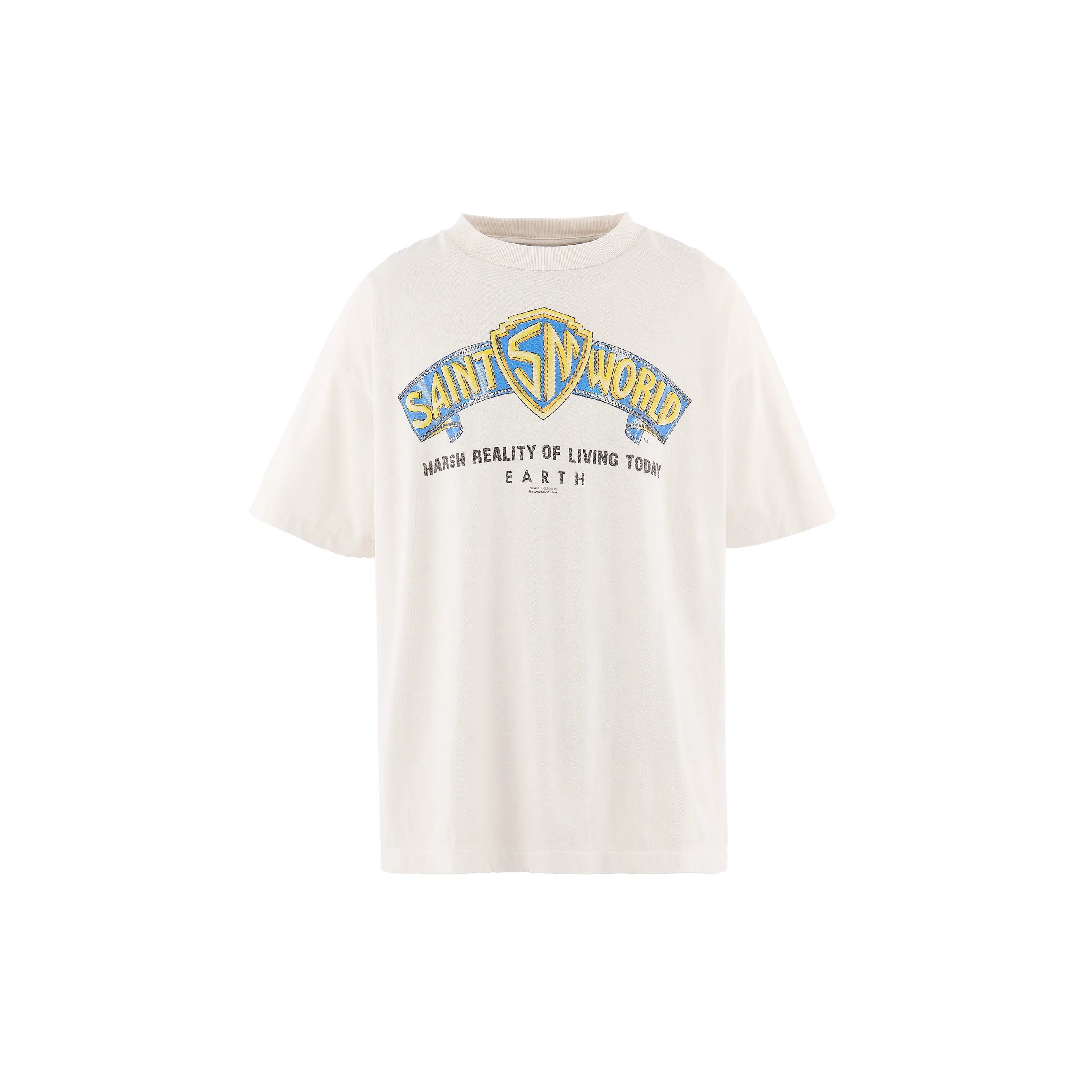 SM-MK8-0000-015/SS T-SHIRT/SAINT WORLD/WHITE