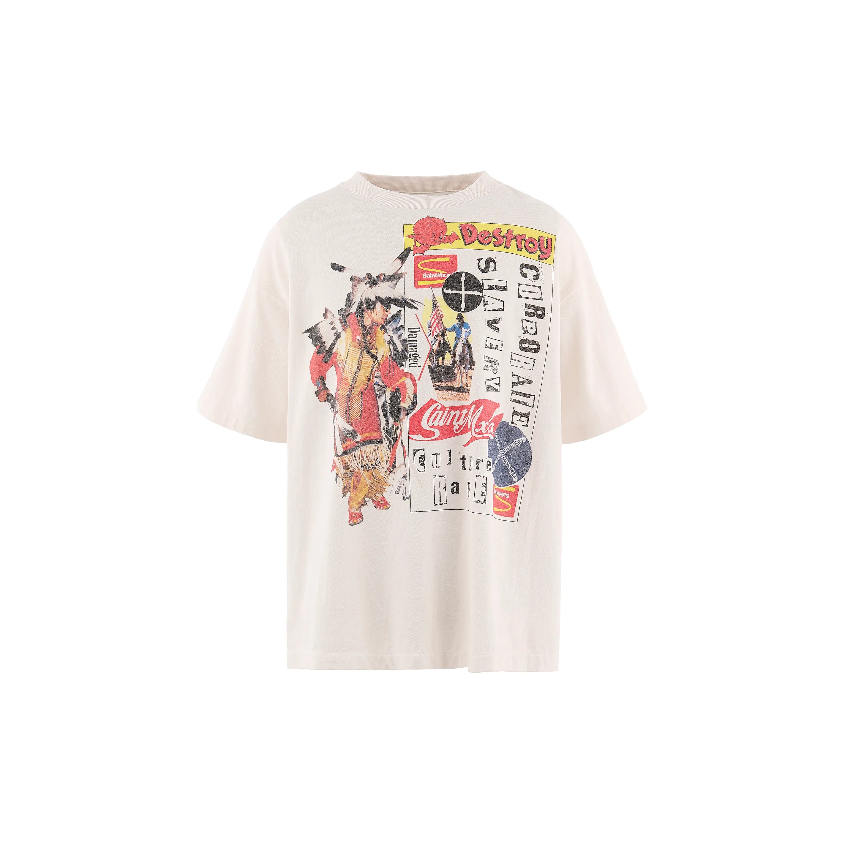 SM-MK8-0000-C03/JR_SS T-SHIRT/DESTROY/WHITE