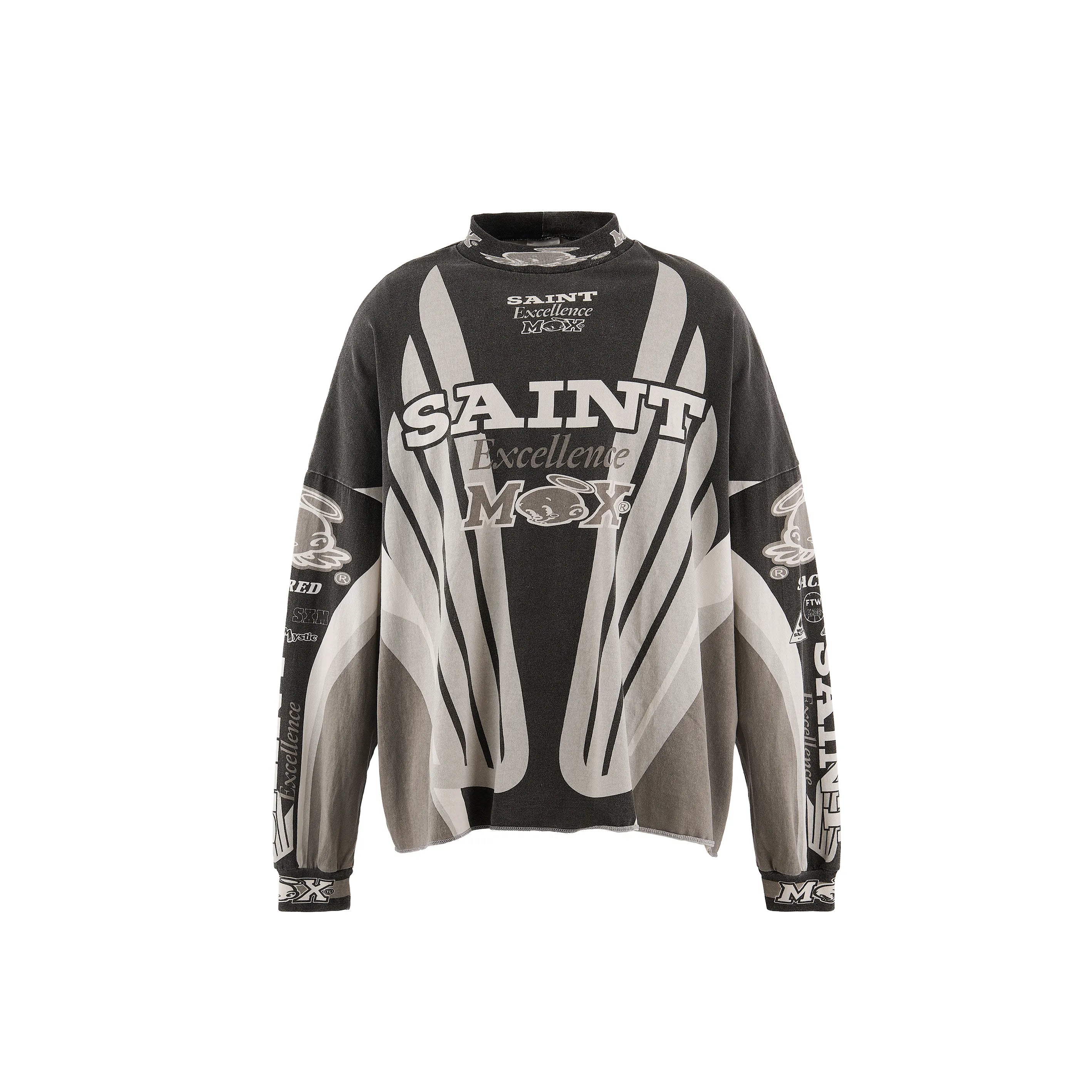 SM-MK8-0000-029/LS T-SHIRT/SAINT MX/BLACK